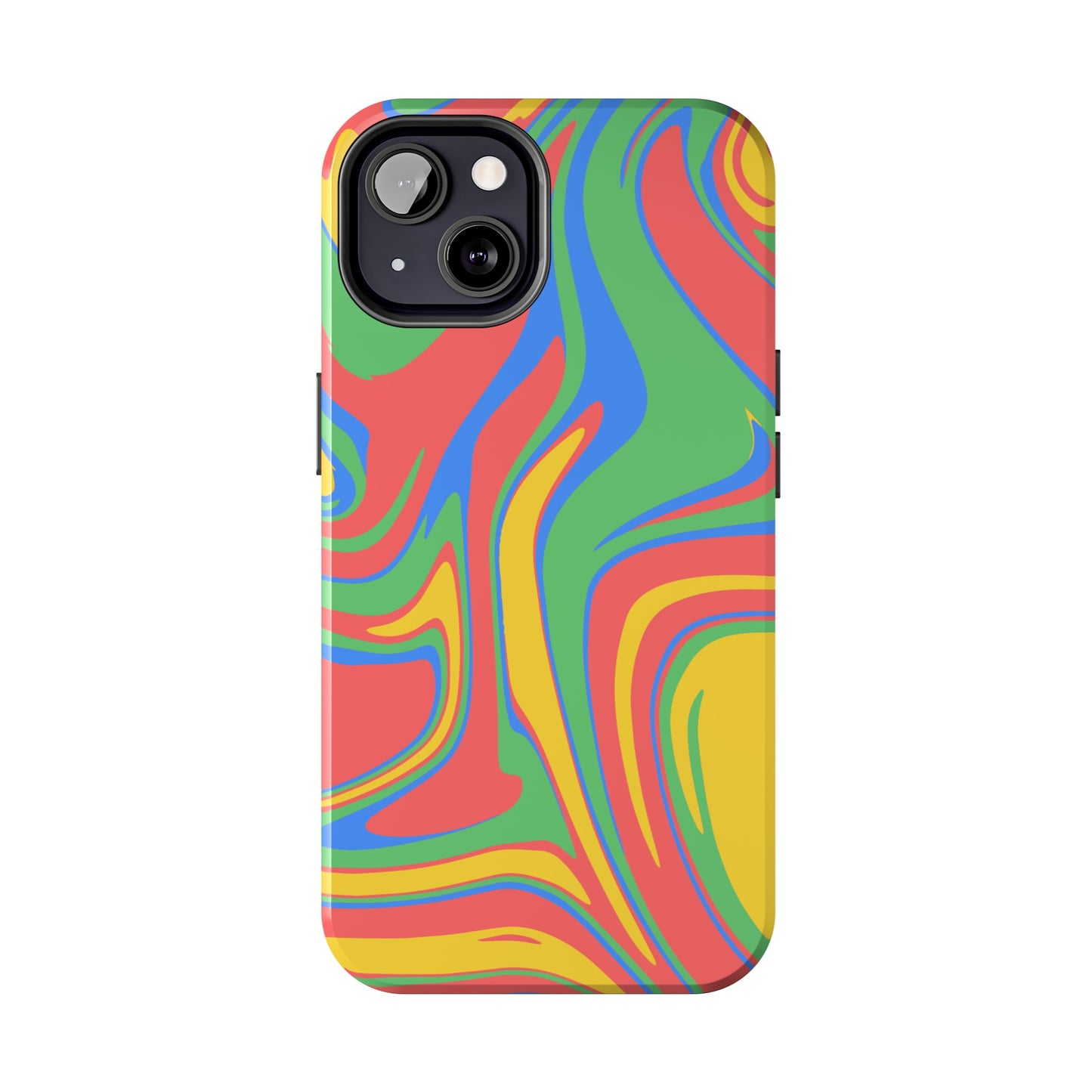 Colourful Marble Phone Case | iPhone 15 Plus/ Pro, 14, 13, 12|