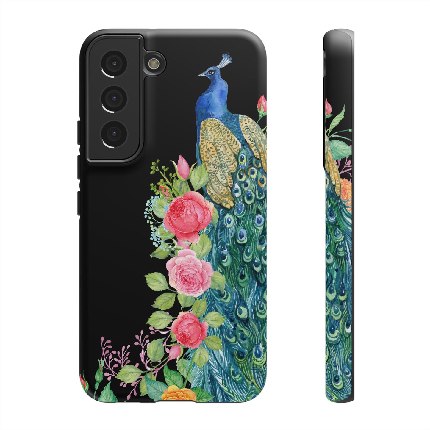 Peacock Wallpaper Phone Case | iPhone 15 Plus/ Pro, 14, 13, 12| Google Pixel 7, Pro, 5| Samsung Galaxy S23 All Major Phone Models