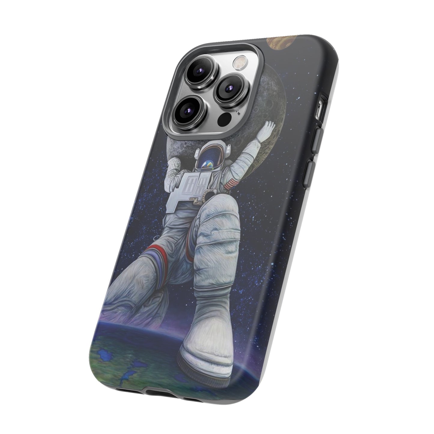 Astronaut Holding The Moon Phone Case | iPhone 15 Plus/ Pro, 14, 13, 12| Google Pixel 7, Pro, 5| Samsung Galaxy S23 All Major Phone Models