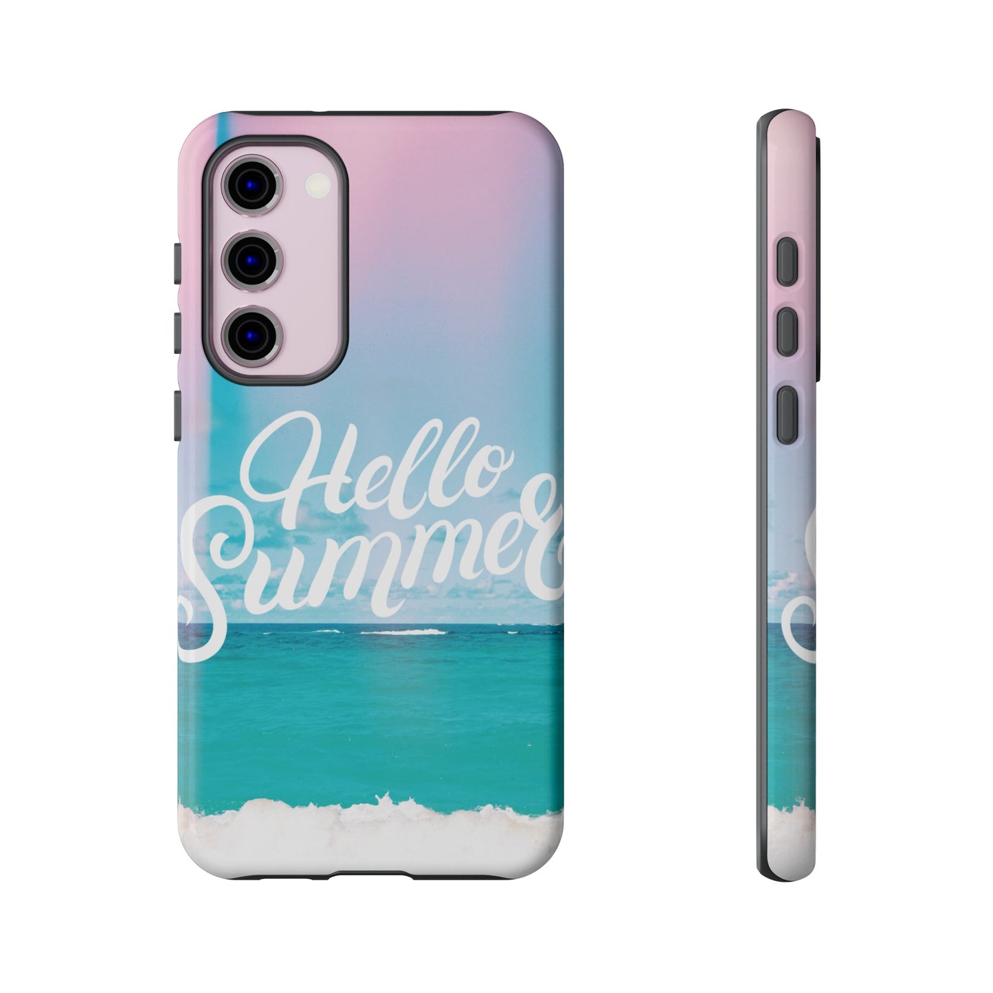 Hello Summer Wallpaper Phone Case | iPhone 15 Plus/ Pro, 14, 13, 12| Google Pixel 7, Pro, 5| Samsung Galaxy S23 All Major Phone Models