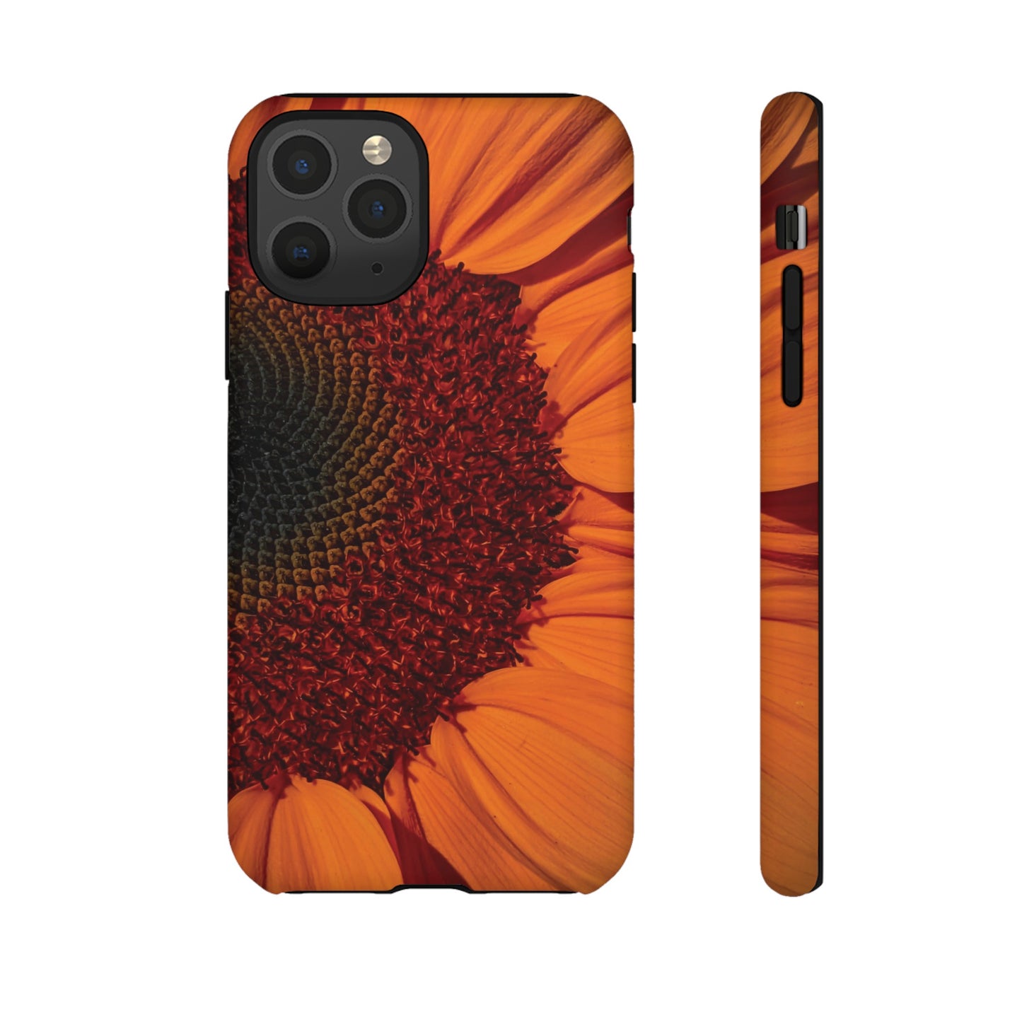 Orange Sunflower Wallpaper Phone Case | iPhone 15 Plus/ Pro, 14, 13, 12| Google Pixel 7, Pro, 5| Samsung Galaxy S23 All Major Phone Models