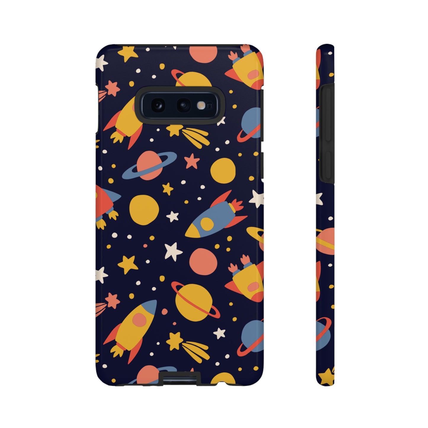 Cartoon Space Wallpaper Phone Case | iPhone 15 Plus/ Pro, 14, 13, 12| Google Pixel 7, Pro, 5| Samsung Galaxy S23 All Major Phone Models