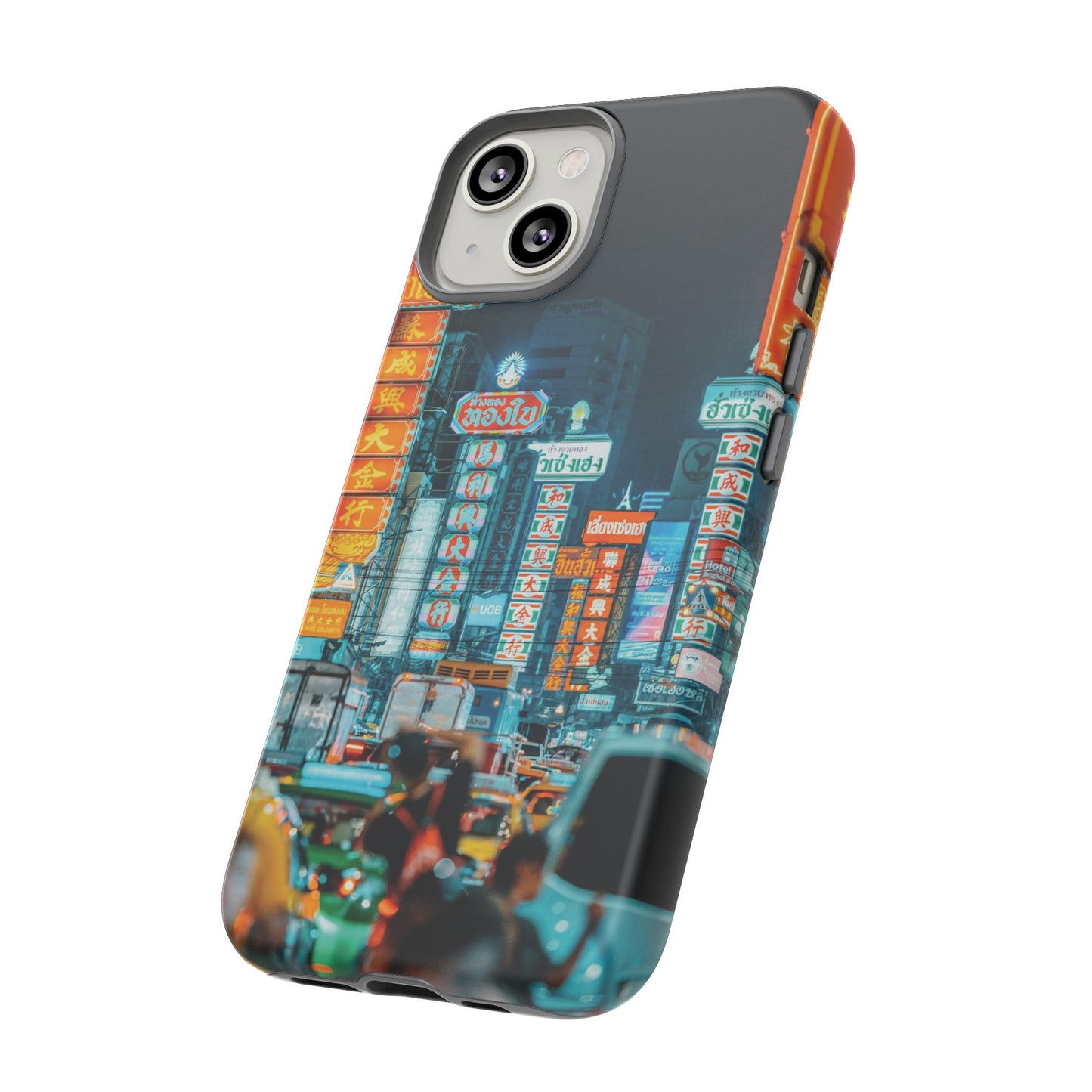 Neon Nightlife Wallpaper Phone Case | iPhone 15 Plus/ Pro, 14, 13, 12| Google Pixel 7, Pro, 5| Samsung Galaxy S23 All Major Phone Models