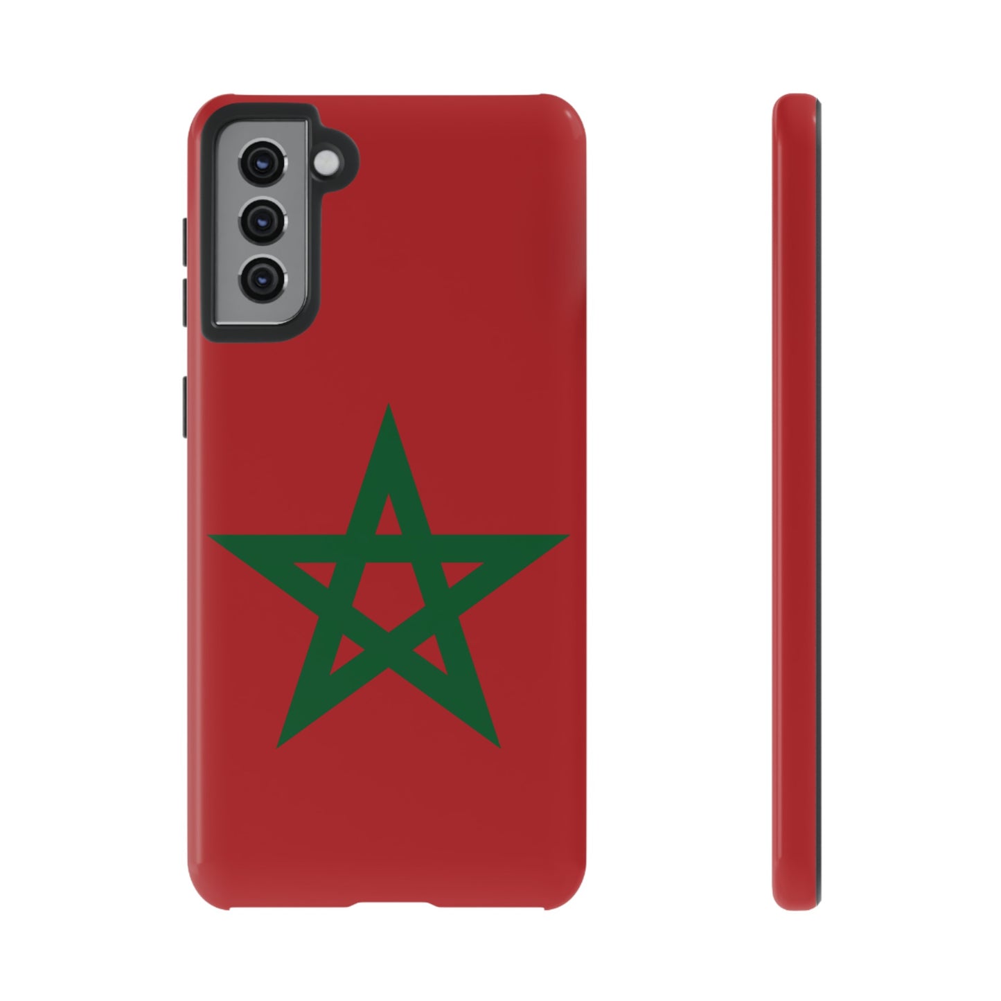 Morocco Flag Phone Case | iPhone 15 Plus/ Pro, 14, 13, 12| Google Pixel 7, Pro, 5| Samsung Galaxy S23 All Major Phone Models