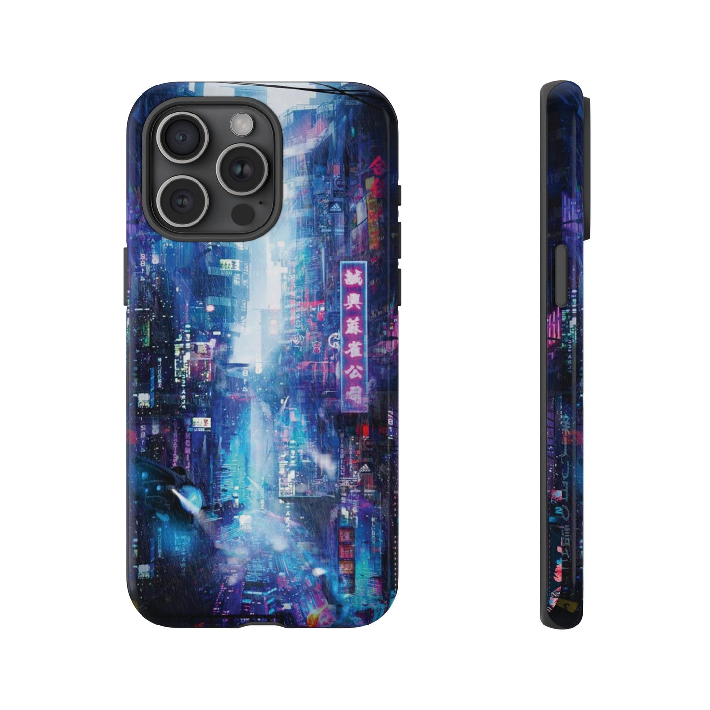 Night Life Futuristic City Wallpaper Phone Case | iPhone 15 Plus/ Pro, 14, 13, 12| Google Pixel 7, Pro, 5| Samsung Galaxy S23 All Major Phone Models