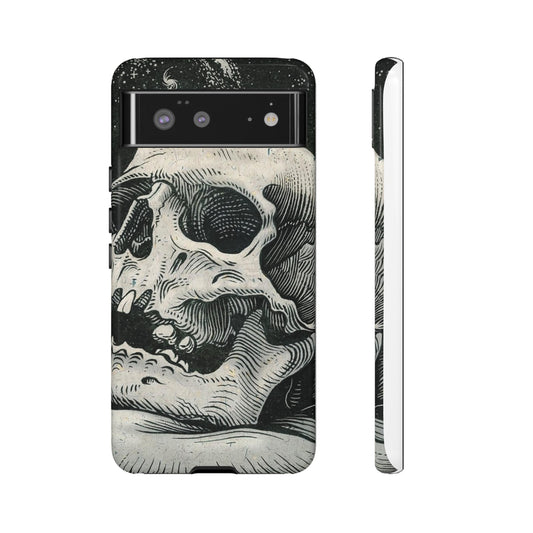 Skull Wallpaper Phone Case | iPhone 15 Plus/ Pro, 14, 13, 12| Google Pixel 7, Pro, 5| Samsung Galaxy S23 All Major Phone Models