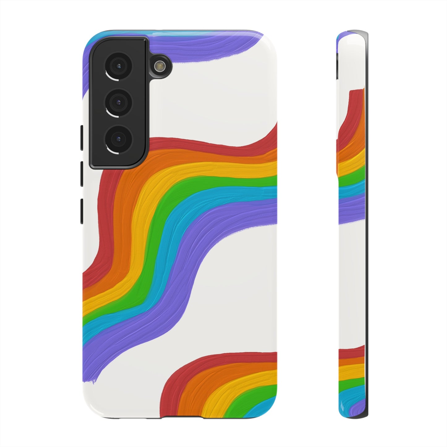 Rainbow Wallpaper Phone Case | iPhone 15 Plus/ Pro, 14, 13, 12| Google Pixel 7, Pro, 5| Samsung Galaxy S23 All Major Phone Models