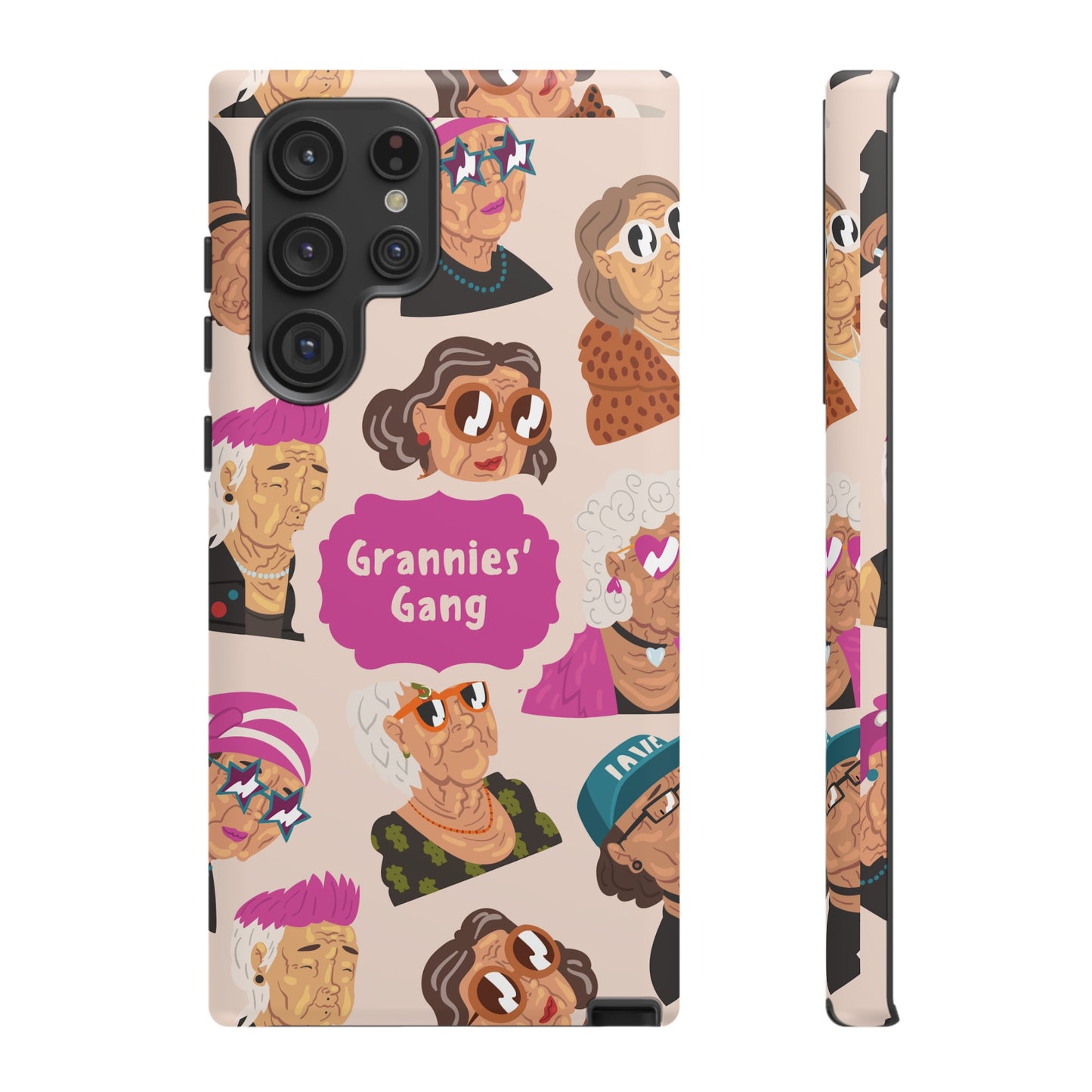 Grannies' Gang Wallpaper Phone Case | iPhone 15 Plus/ Pro, 14, 13, 12| Google Pixel 7, Pro, 5| Samsung Galaxy S23 All Major Phone Models