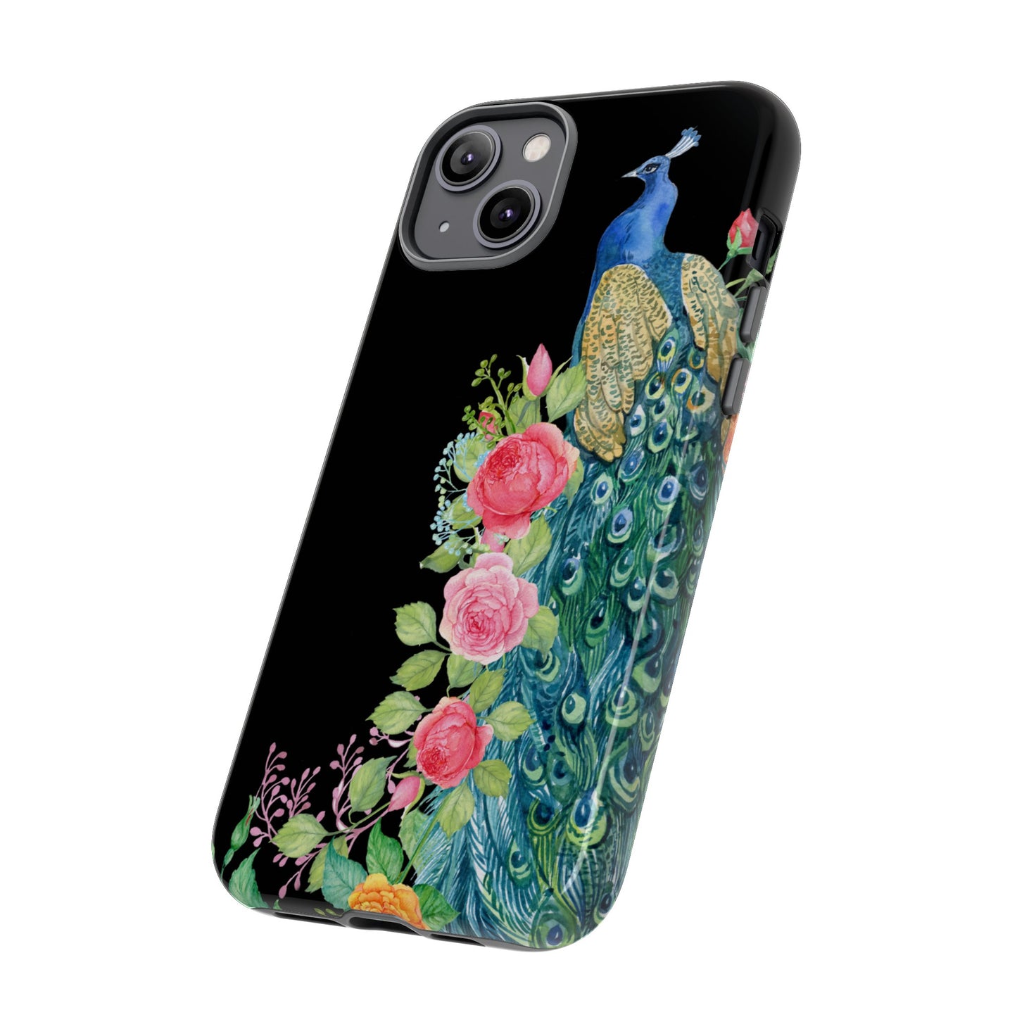 Peacock Wallpaper Phone Case | iPhone 15 Plus/ Pro, 14, 13, 12| Google Pixel 7, Pro, 5| Samsung Galaxy S23 All Major Phone Models