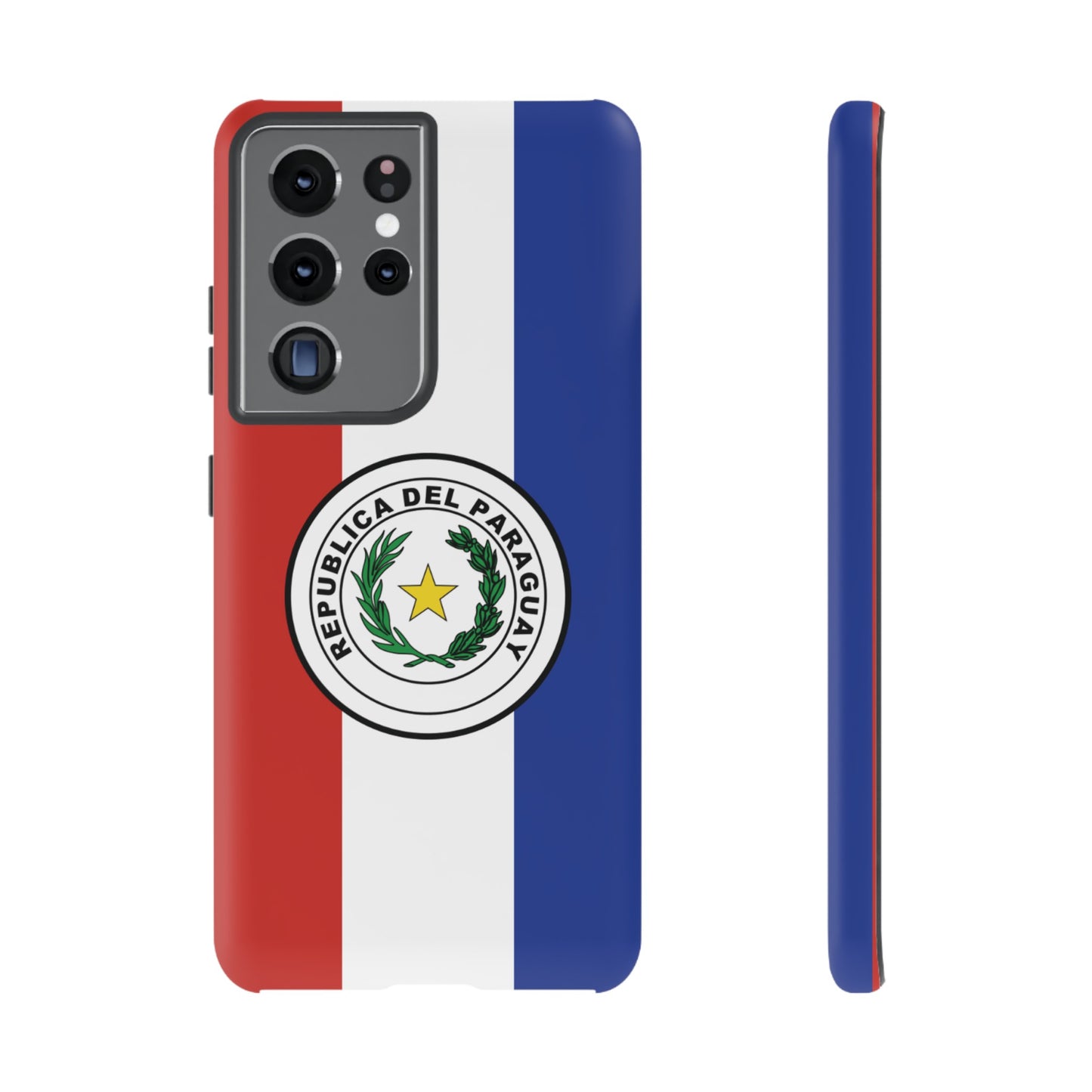 Paraguay Flag Phone Case | iPhone 15 Plus/ Pro, 14, 13, 12| Google Pixel 7, Pro, 5| Samsung Galaxy S23 All Major Phone Models