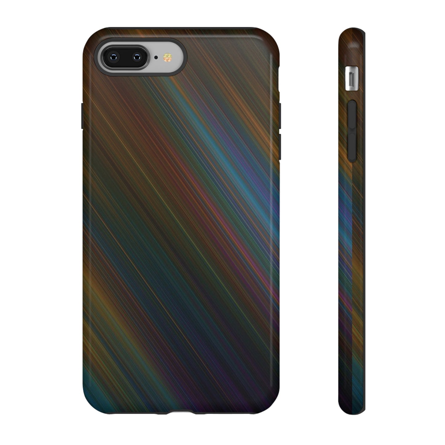 Slanted Rainbow Wallpaper Phone Case | iPhone 15 Plus/ Pro, 14, 13, 12| Google Pixel 7, Pro, 5| Samsung Galaxy S23 All Major Phone Models