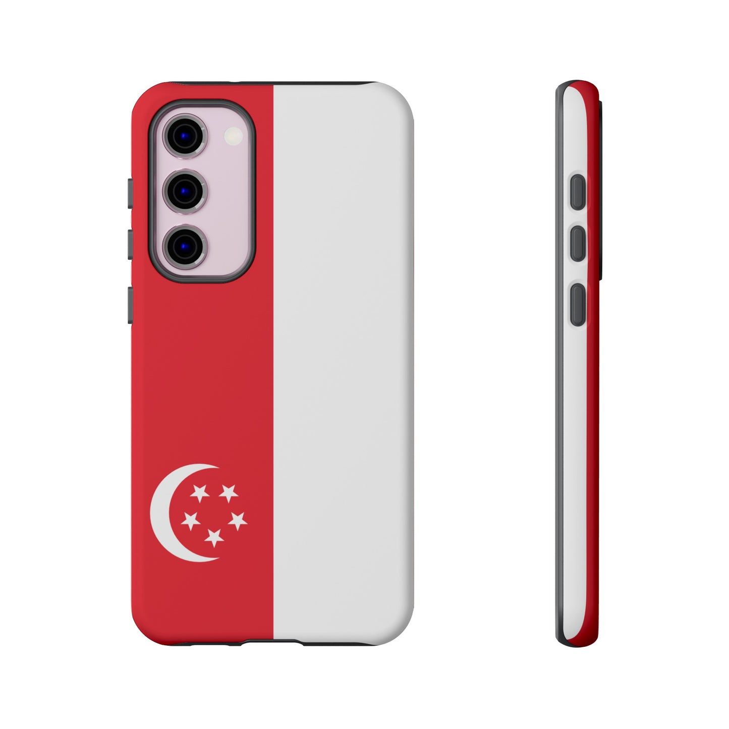 Singapore Flag Phone Case | iPhone 15 Plus/ Pro, 14, 13, 12| Google Pixel 7, Pro, 5| Samsung Galaxy S23 All Major Phone Models