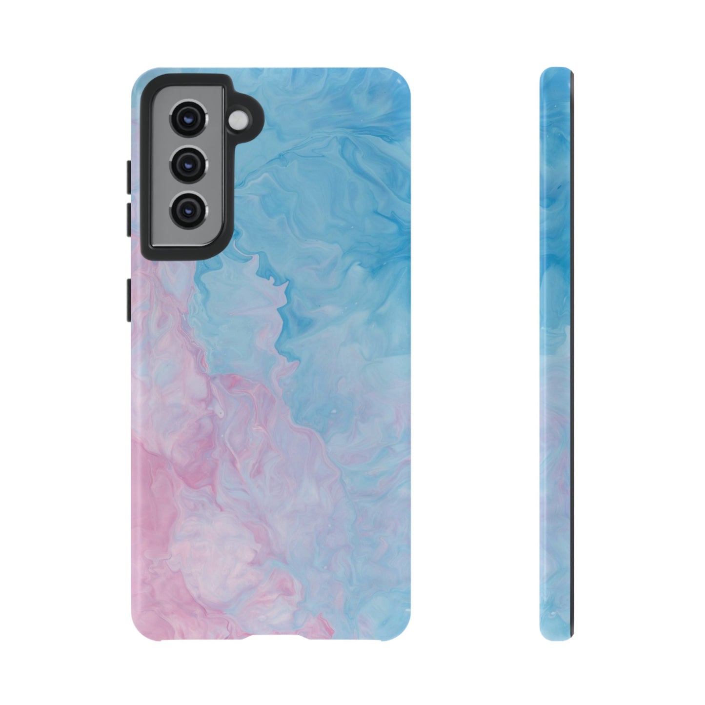 Splash of Blue & Pink Wallpaper Phone Case |iPhone 15 Plus/ Pro, 14, 13, 12|Google Pixel 7, Pro, 5|Samsung Galaxy S23 All Major Phone Models