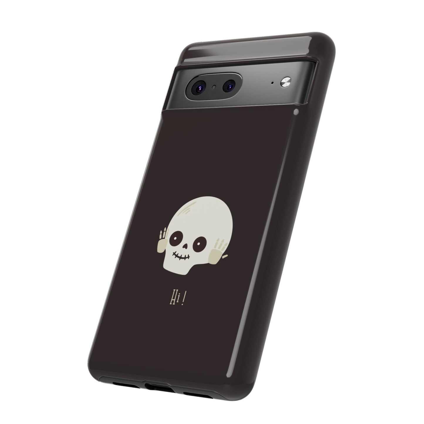 Hello Skull Phone Case | iPhone 15 Plus/ Pro, 14, 13, 12| Google Pixel 7, Pro, 5| Samsung Galaxy S23 All Major Phone Models