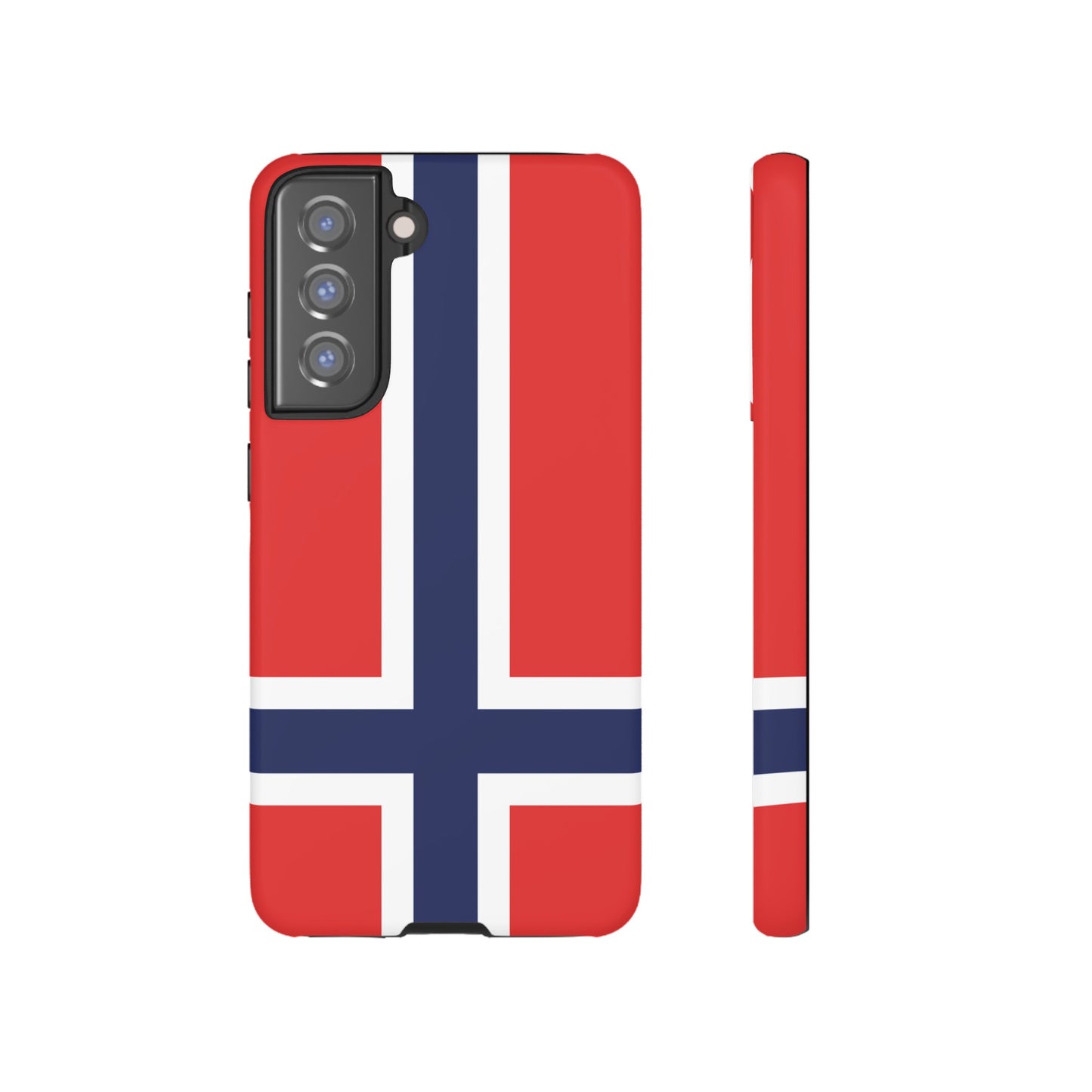 Norway Flag Phone Case | iPhone 15 Plus/ Pro, 14, 13, 12| Google Pixel 7, Pro, 5| Samsung Galaxy S23 All Major Phone Models