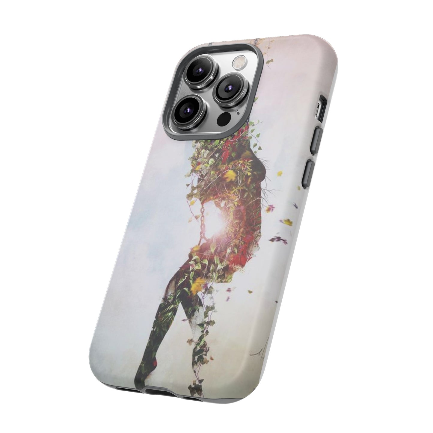 Flower Swing Girl Wallpaper Phone Case | iPhone 15 Plus/ Pro, 14, 13, 12| Google Pixel 7, Pro, 5| Samsung Galaxy S23 All Major Phone Models