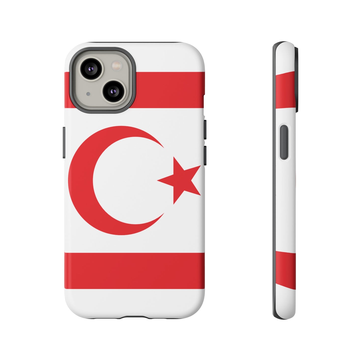 Northern Cyprus Flag Phone Case | iPhone 15 Plus/ Pro, 14, 13, 12| Google Pixel 7, Pro, 5| Samsung Galaxy S23 All Major Phone Models