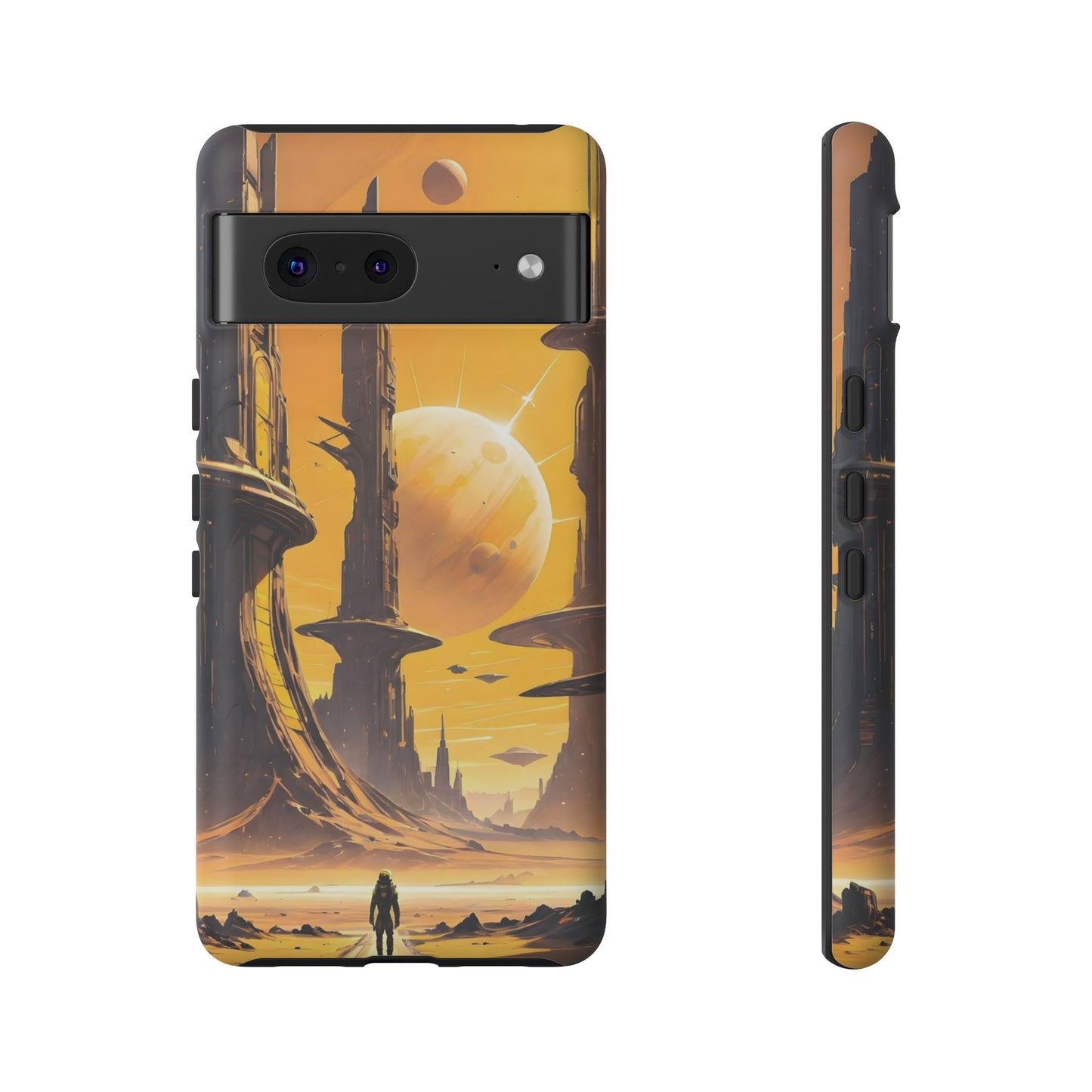 Distant Planets Sci Fi Wallpaper Phone Case | iPhone 15 Plus/ Pro, 14, 13, 12| Google Pixel 7, Pro, 5| Samsung Galaxy S23 All Major Phone Models