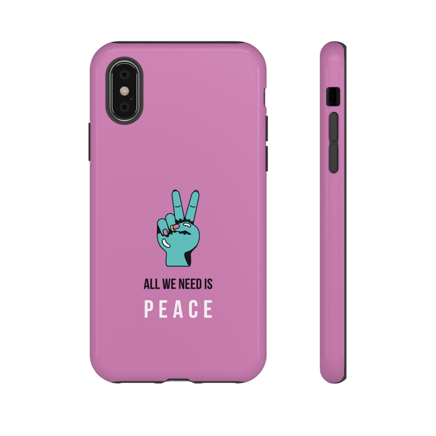 All We Need Is Peace Wallpaper Phone Case | iPhone 15 Plus/ Pro, 14, 13, 12| Google Pixel 7, Pro, 5| Samsung Galaxy S23 All Major Phone Models