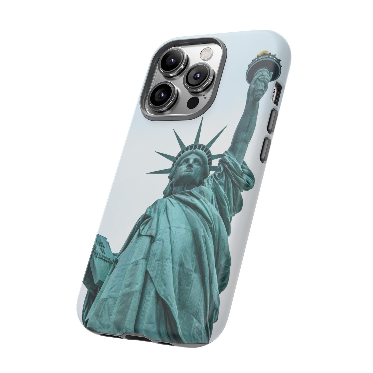 Statue of Liberty Wallpaper Phone Case | iPhone 15 Plus/ Pro, 14, 13, 12| Google Pixel 7, Pro, 5| Samsung Galaxy S23 All Major Phone Models