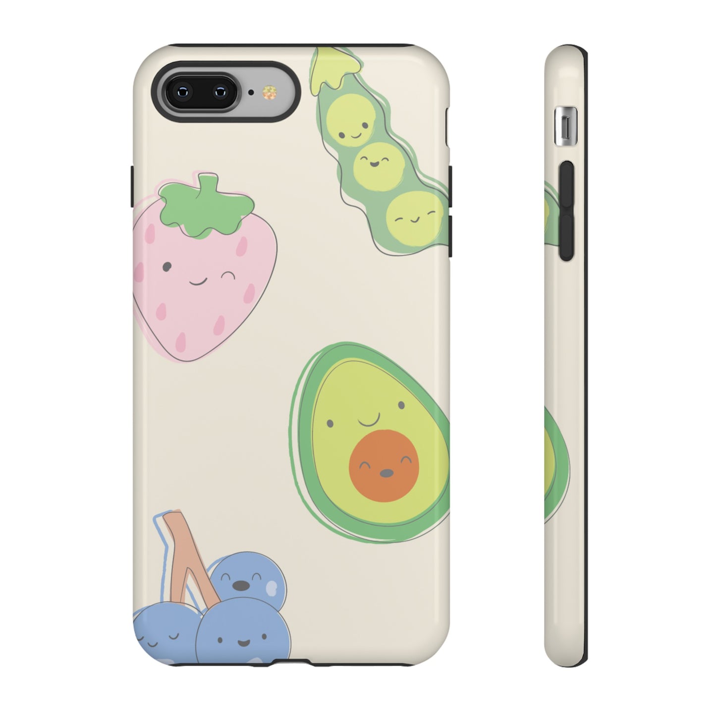 Happy Food Wallpaper Phone Case | iPhone 15 Plus/ Pro, 14, 13, 12| Google Pixel 7, Pro, 5| Samsung Galaxy S23 All Major Phone Models