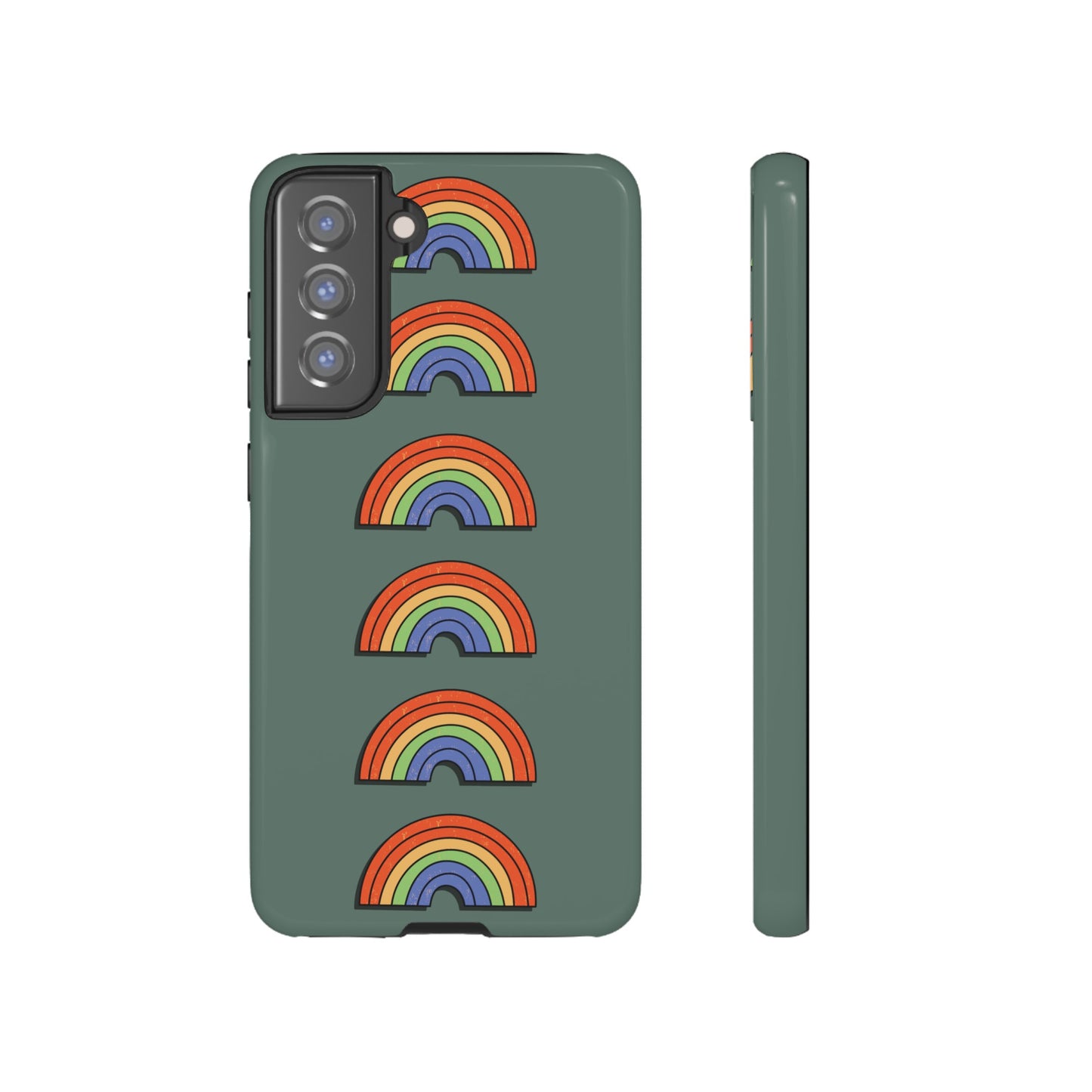 Rainbow Wallpaper Phone Case | iPhone 15 Plus/ Pro, 14, 13, 12| Google Pixel 7, Pro, 5| Samsung Galaxy S23 All Major Phone Models