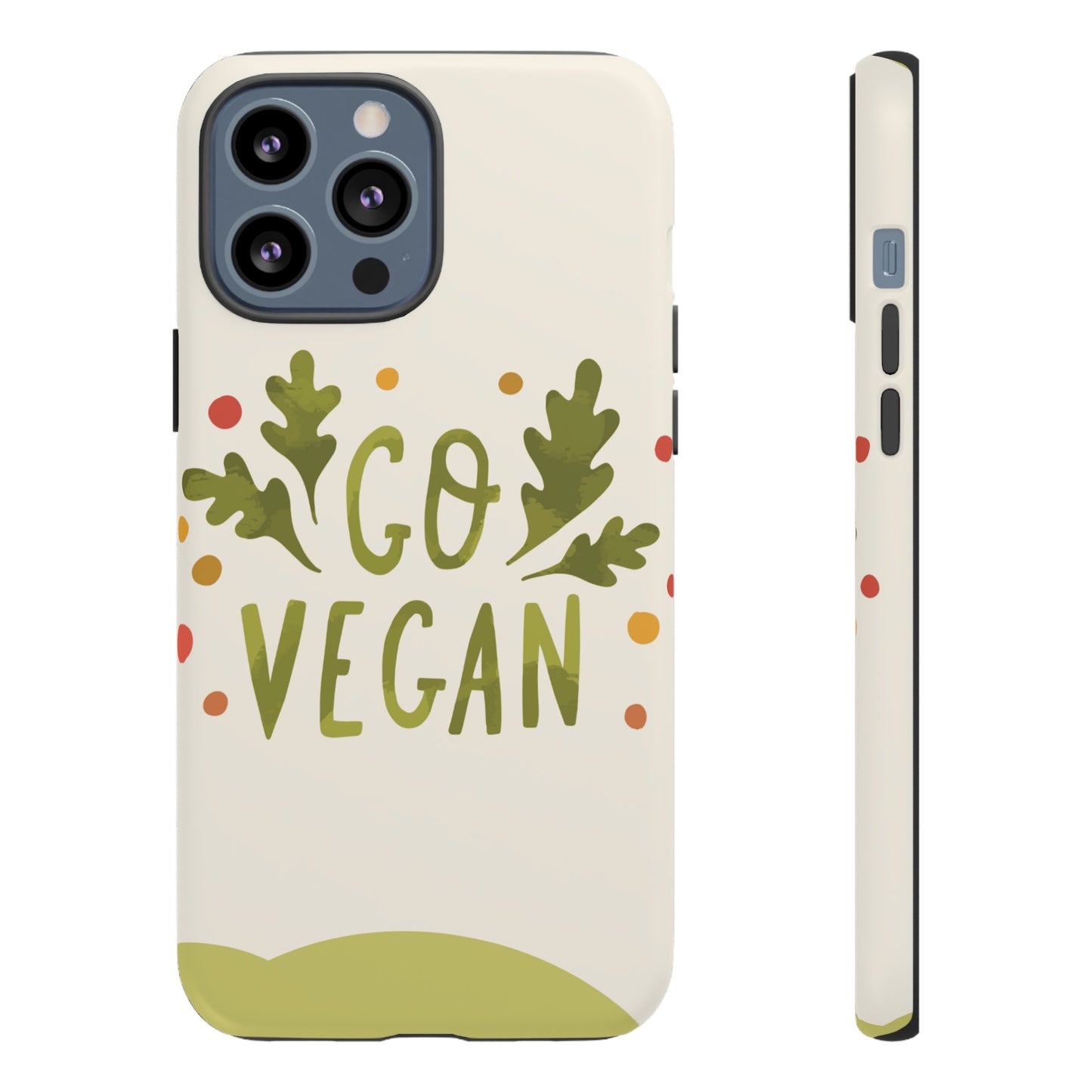 Go Vegan Wallpaper Phone Case | iPhone 15 Plus/ Pro, 14, 13, 12| Google Pixel 7, Pro, 5| Samsung Galaxy S23 All Major Phone Models