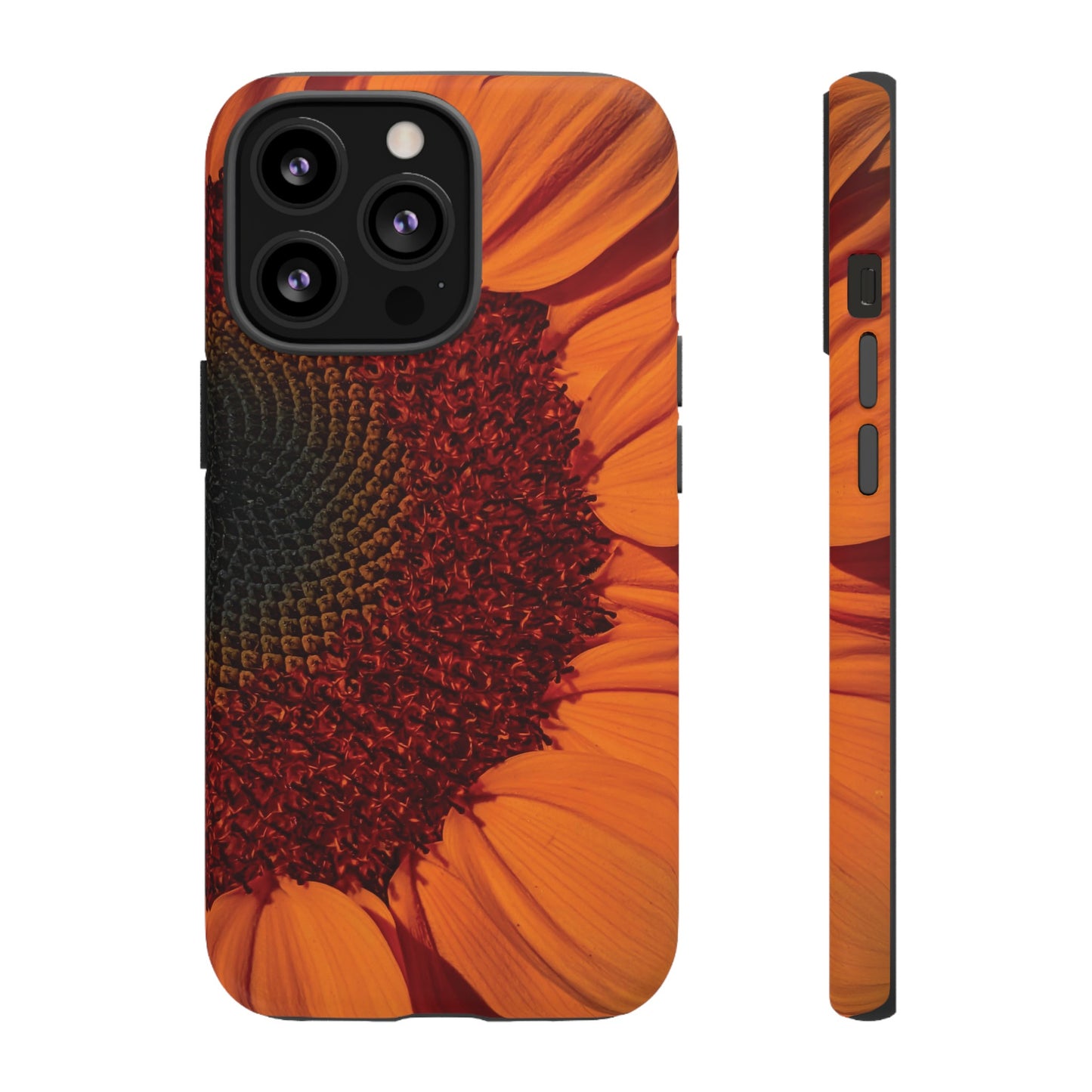 Orange Sunflower Wallpaper Phone Case | iPhone 15 Plus/ Pro, 14, 13, 12| Google Pixel 7, Pro, 5| Samsung Galaxy S23 All Major Phone Models