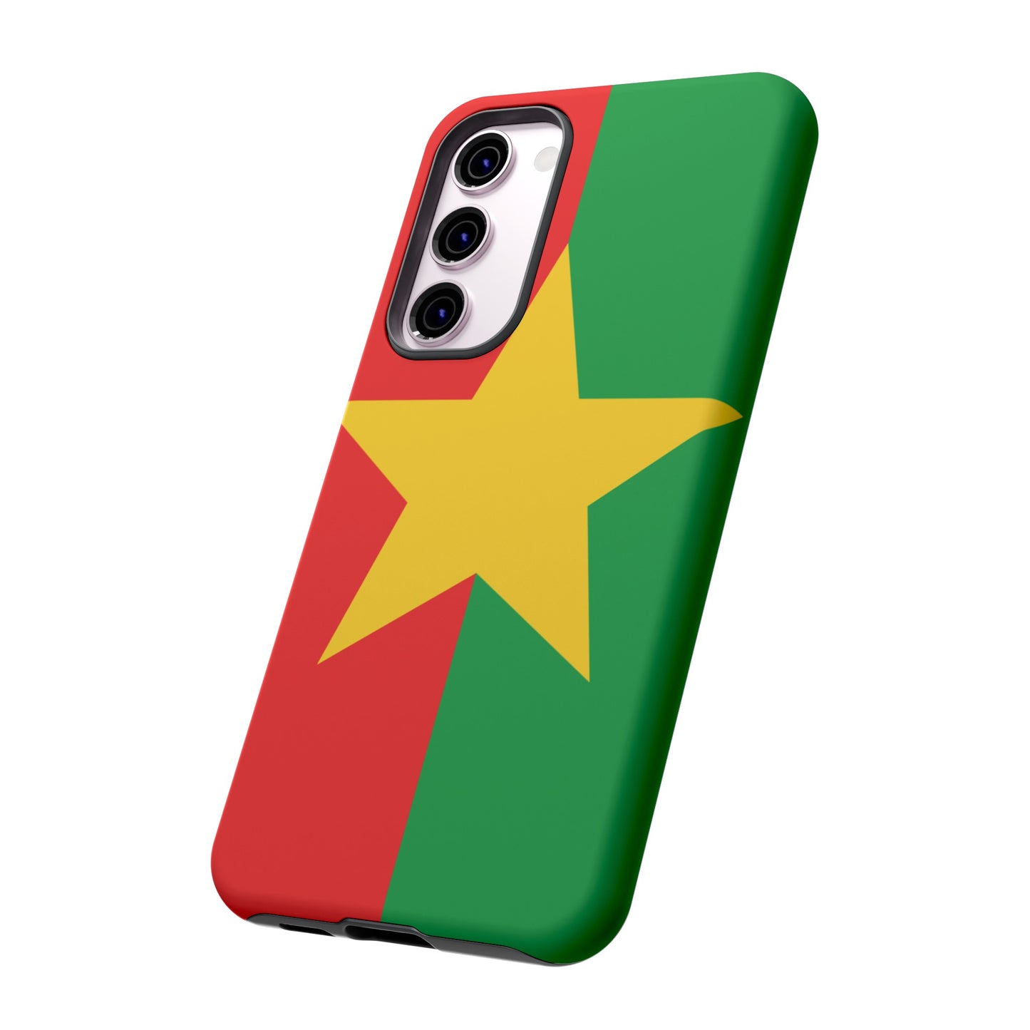 Burkina Faso Flag Phone Case | iPhone 15 Plus/ Pro, 14, 13, 12| Google Pixel 7, Pro, 5| Samsung Galaxy S23 All Major Phone Models