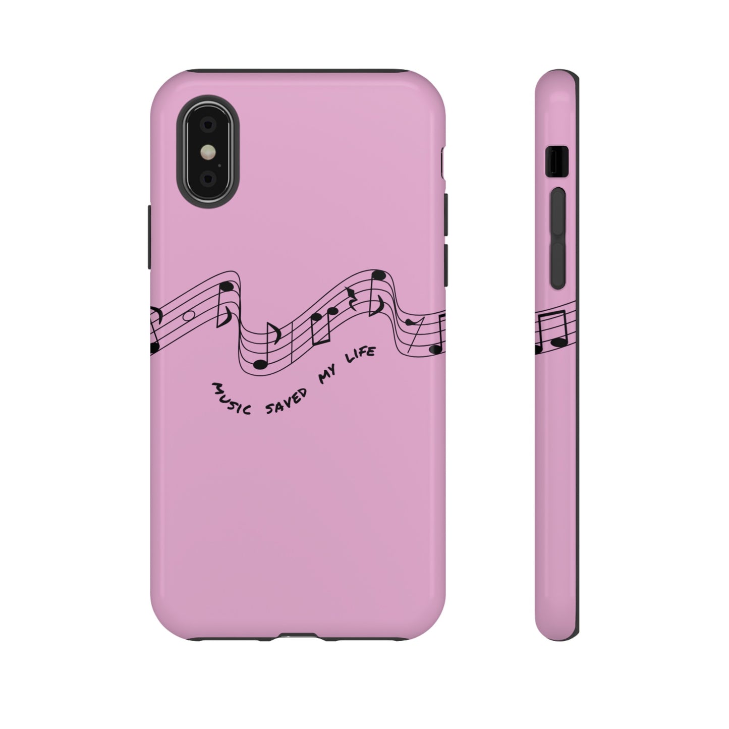 Music Saved My Life Wallpaper Phone Case | iPhone 15 Plus/ Pro, 14, 13, 12| Google Pixel 7, Pro, 5| Samsung Galaxy S23 All Major Phone Models