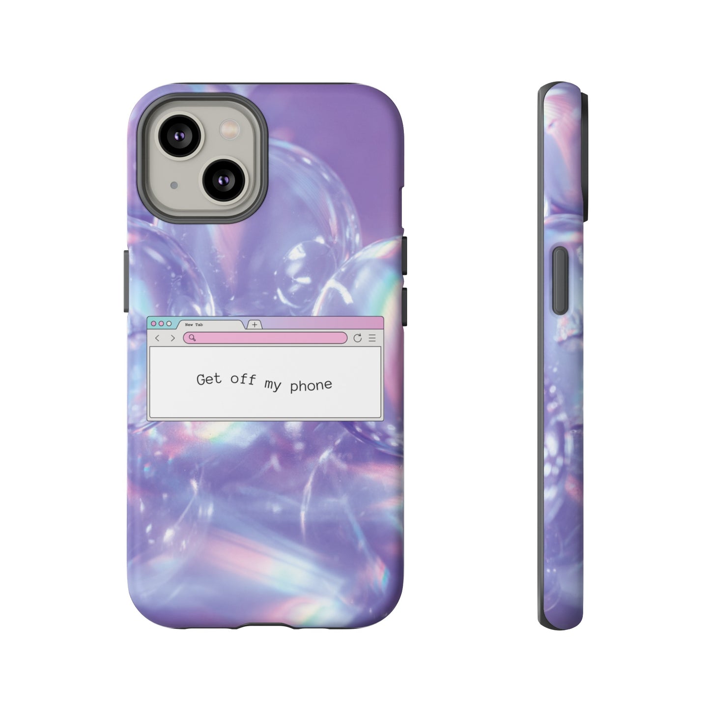 Get Off My Phone Wallpaper Phone Case | iPhone 15 Plus/ Pro, 14, 13, 12| Google Pixel 7, Pro, 5| Samsung Galaxy S23 All Major Phone Models