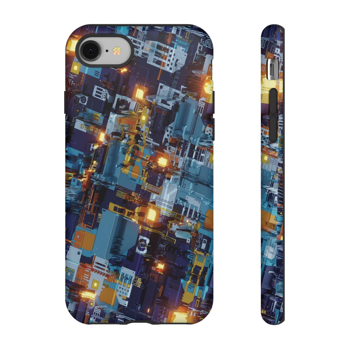 Computer Circuit Board Wallpaper Phone Case | iPhone 15 Plus/ Pro, 14, 13, 12| Google Pixel 7, Pro, 5| Samsung Galaxy S23 All Major Phone Models