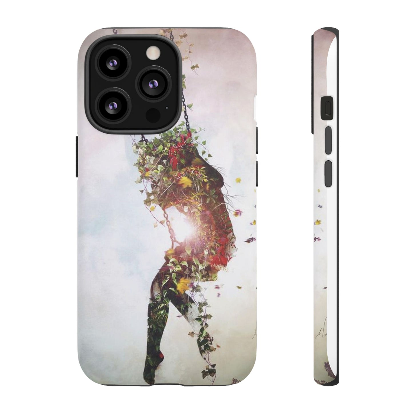 Flower Swing Girl Wallpaper Phone Case | iPhone 15 Plus/ Pro, 14, 13, 12| Google Pixel 7, Pro, 5| Samsung Galaxy S23 All Major Phone Models