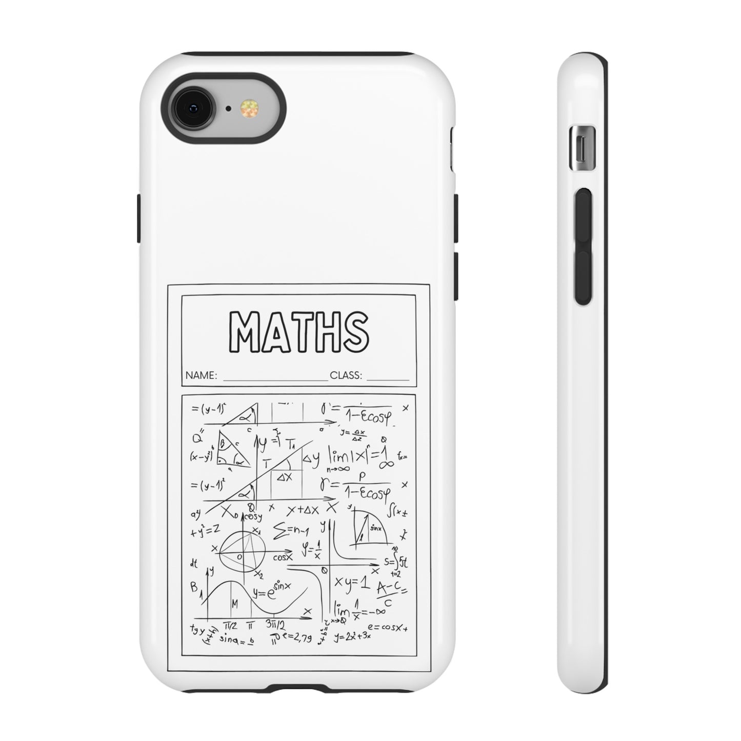 Maths Class Wallpaper Phone Case | iPhone 15 Plus/ Pro, 14, 13, 12| Google Pixel 7, Pro, 5| Samsung Galaxy S23 All Major Phone Models