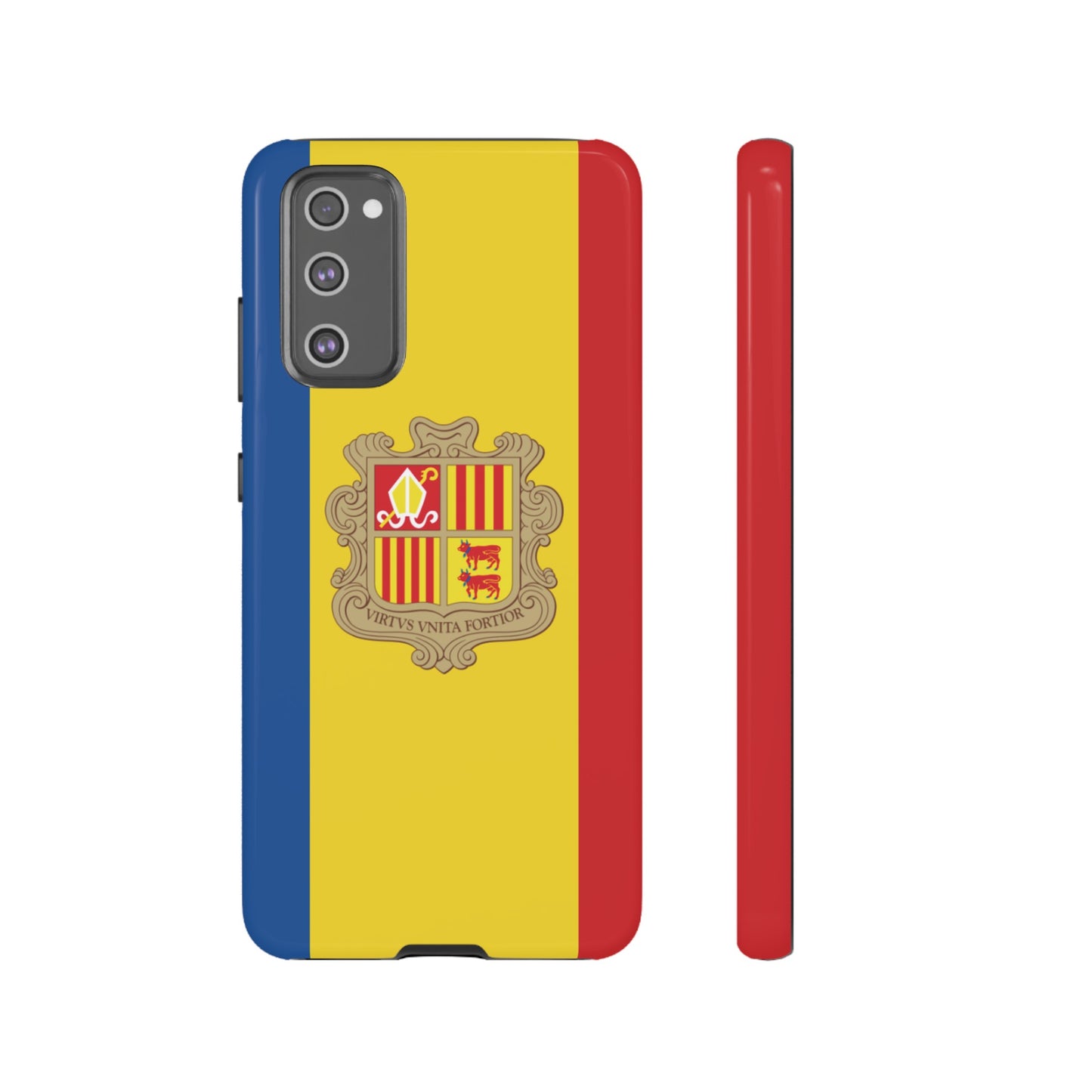 Andorra Flag Phone Case | iPhone 15 Plus/ Pro, 14, 13, 12| Google Pixel 7, Pro, 5| Samsung Galaxy S23 All Major Phone Models