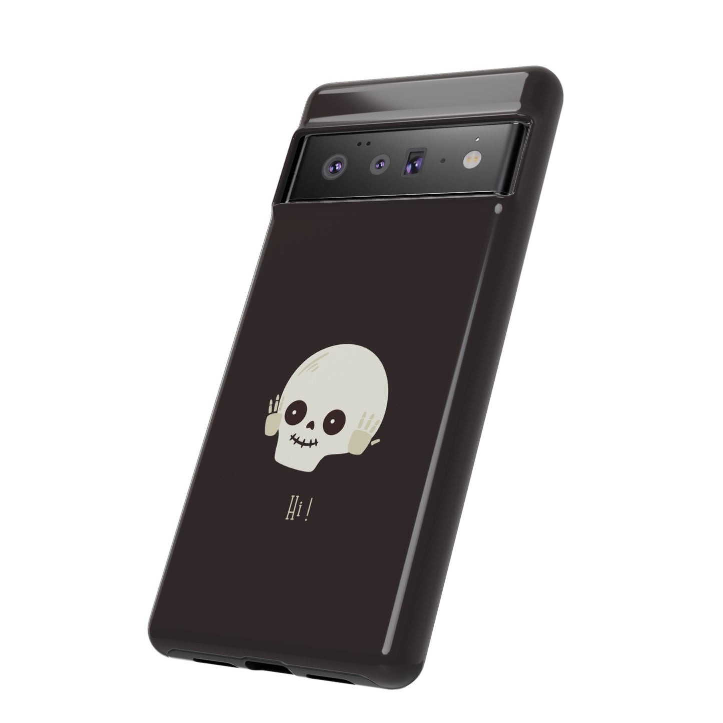 Hello Skull Phone Case | iPhone 15 Plus/ Pro, 14, 13, 12| Google Pixel 7, Pro, 5| Samsung Galaxy S23 All Major Phone Models