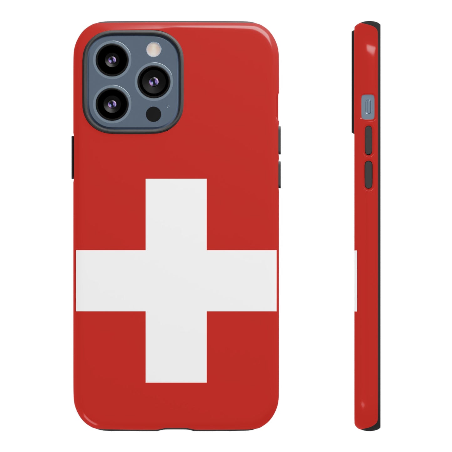 Switzerland Flag Phone Case | iPhone 15 Plus/ Pro, 14, 13, 12| Google Pixel 7, Pro, 5| Samsung Galaxy S23 All Major Phone Models