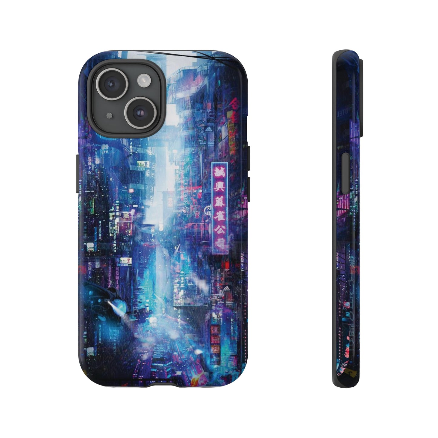 Night Life Futuristic City Wallpaper Phone Case | iPhone 15 Plus/ Pro, 14, 13, 12| Google Pixel 7, Pro, 5| Samsung Galaxy S23 All Major Phone Models