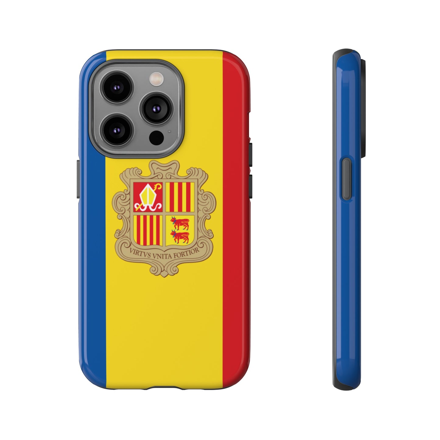 Andorra Flag Phone Case | iPhone 15 Plus/ Pro, 14, 13, 12| Google Pixel 7, Pro, 5| Samsung Galaxy S23 All Major Phone Models