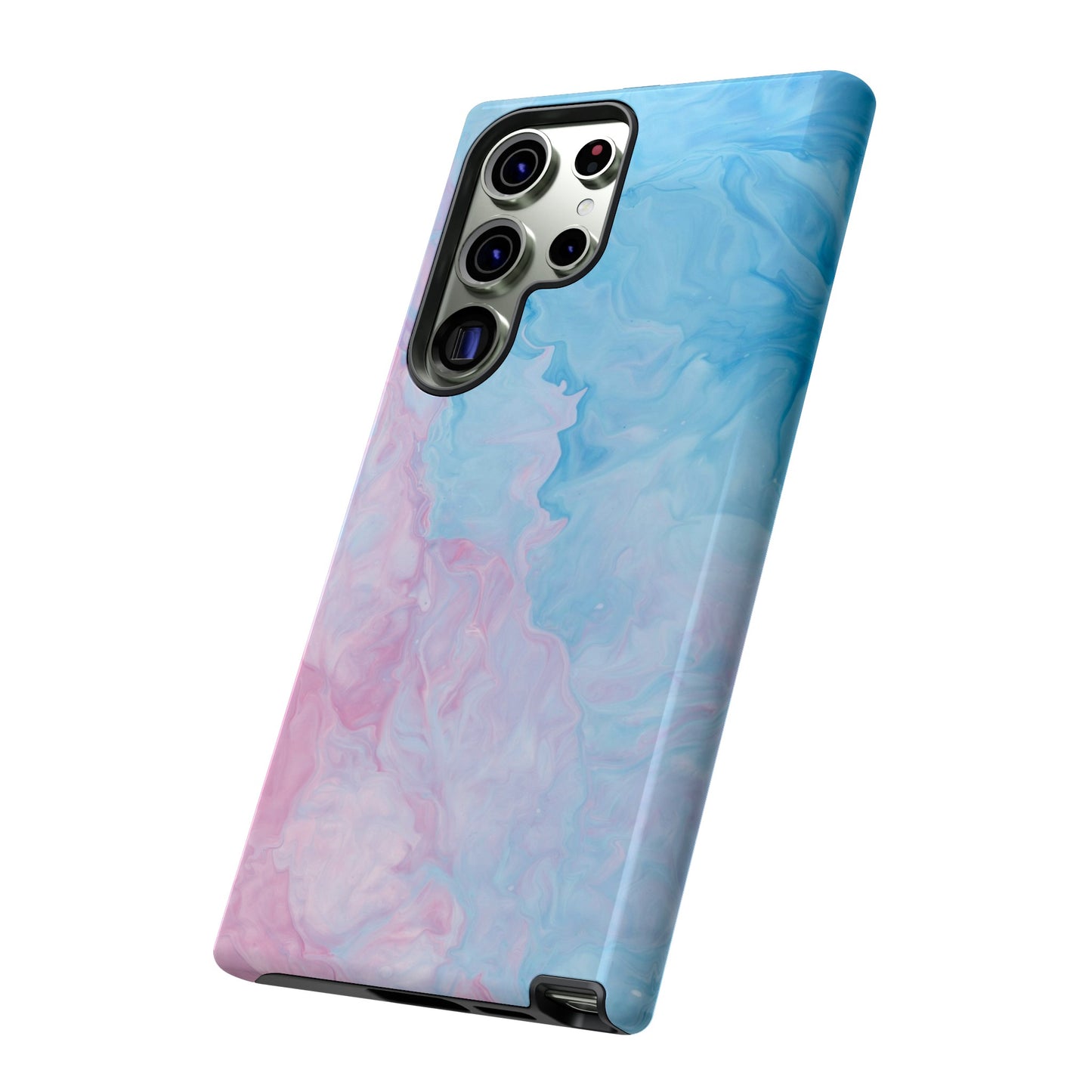 Splash of Blue & Pink Wallpaper Phone Case |iPhone 15 Plus/ Pro, 14, 13, 12|Google Pixel 7, Pro, 5|Samsung Galaxy S23 All Major Phone Models