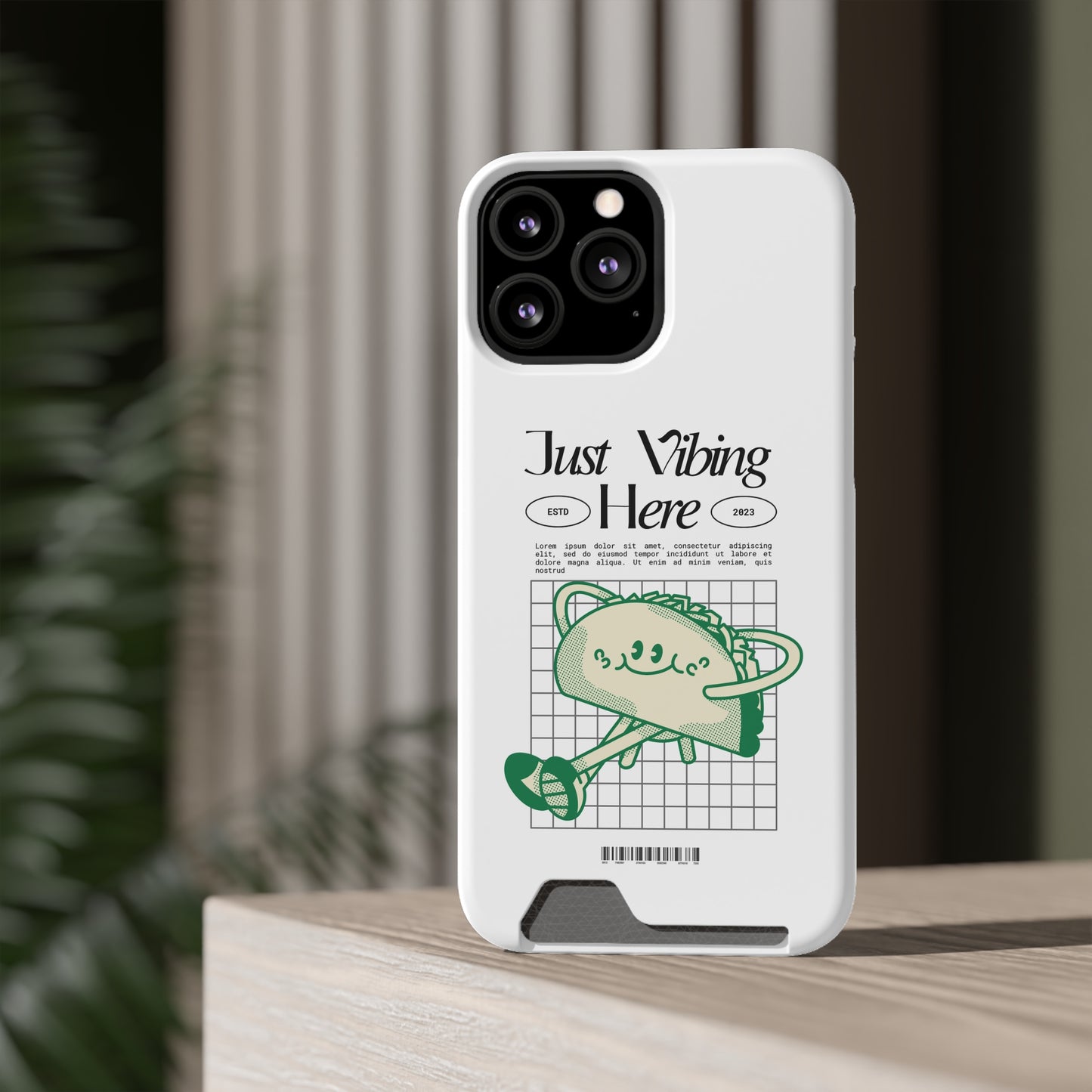 Just Vibing Here Phone Case | iPhone 15 Plus/ Pro, 14, 13, 12|Samsung Galaxy Models