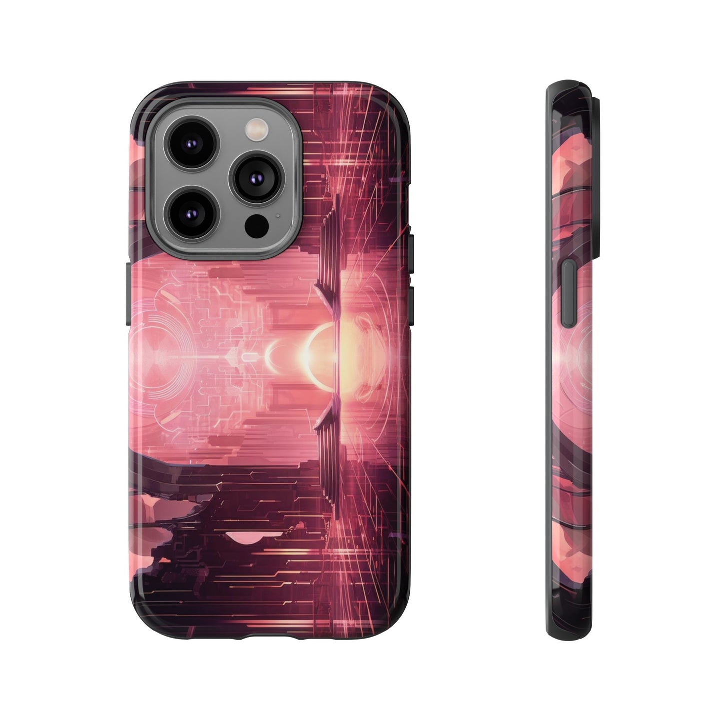 Sci-Fi Hall Wallpaper Phone Case | iPhone 15 Plus/ Pro, 14, 13, 12| Google Pixel 7, Pro, 5| Samsung Galaxy S23 All Major Phone Models