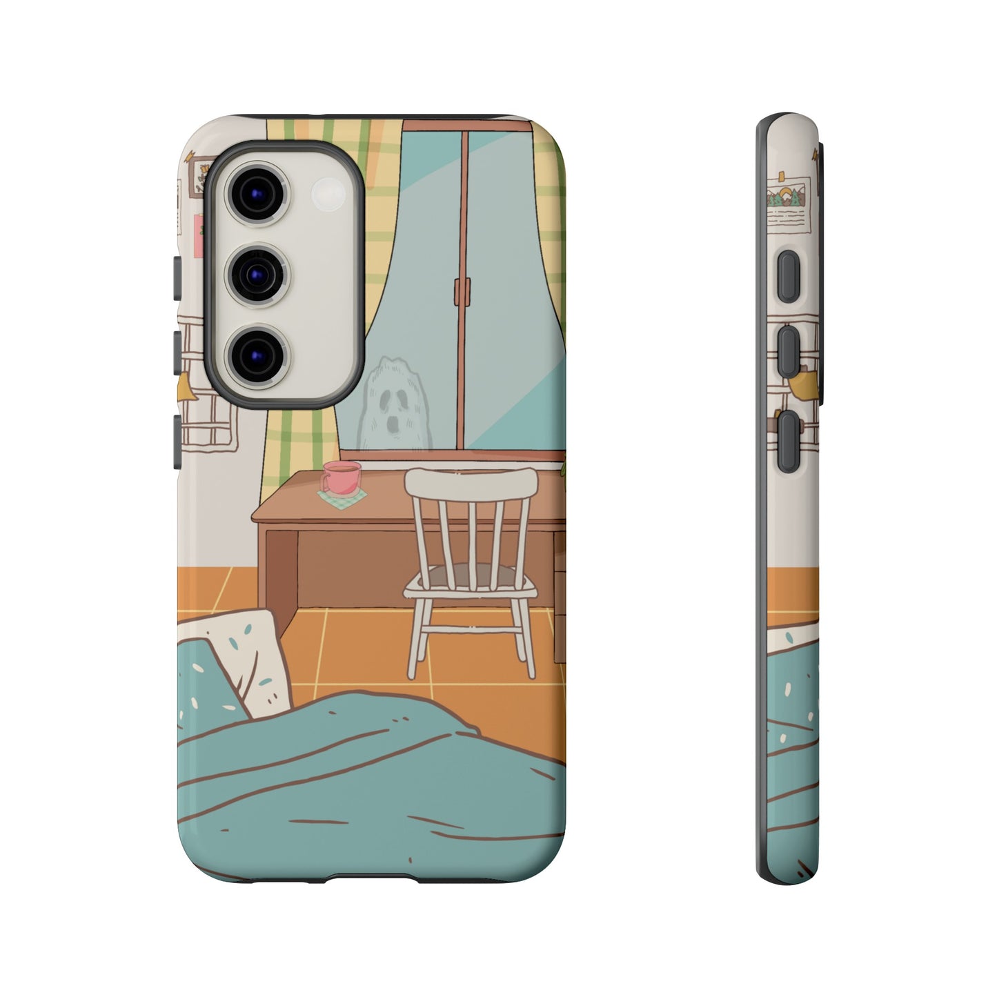 Ghost At The Window Wallpaper Phone Case | iPhone 15 Plus/ Pro, 14, 13, 12| Google Pixel 7, Pro, 5| Samsung Galaxy S23 All Major Phone Models