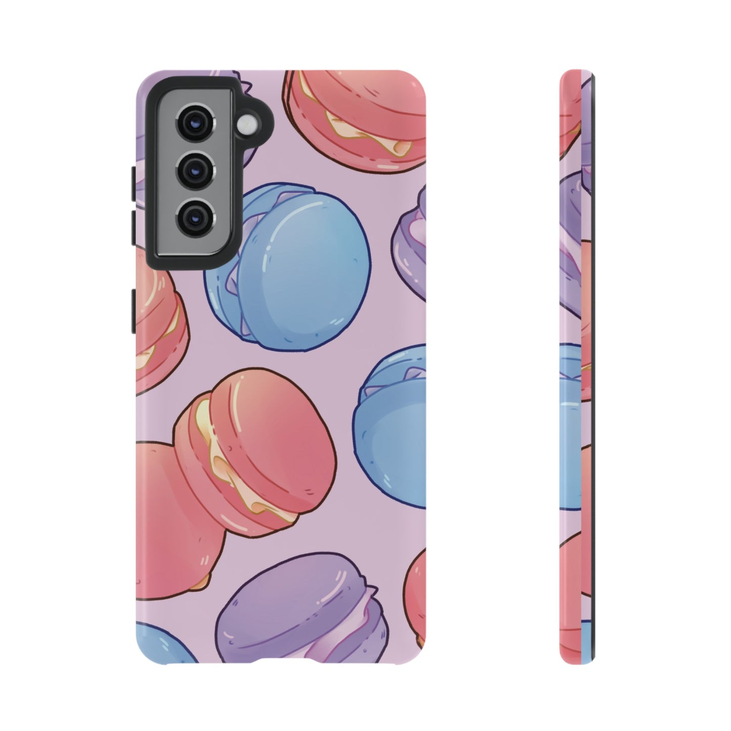 Macaron Wallpaper Phone Case | iPhone 15 Plus/ Pro, 14, 13, 12| Google Pixel 7, Pro, 5| Samsung Galaxy S23 All Major Phone Models