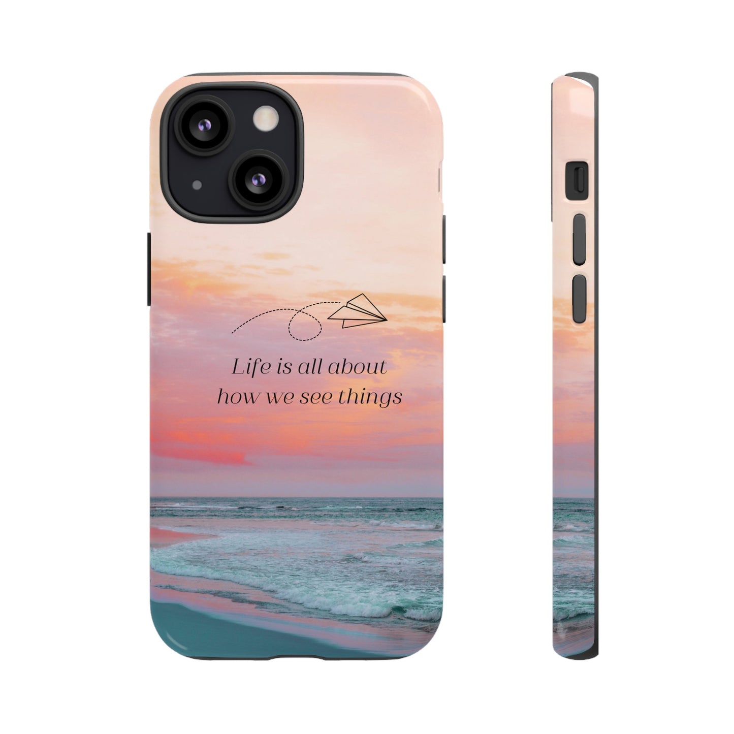 Thoughts at Sunset Phone Case | iPhone 15 Plus/ Pro, 14, 13, 12| Google Pixel 7, Pro, 5| Samsung Galaxy S23 All Major Phone Models