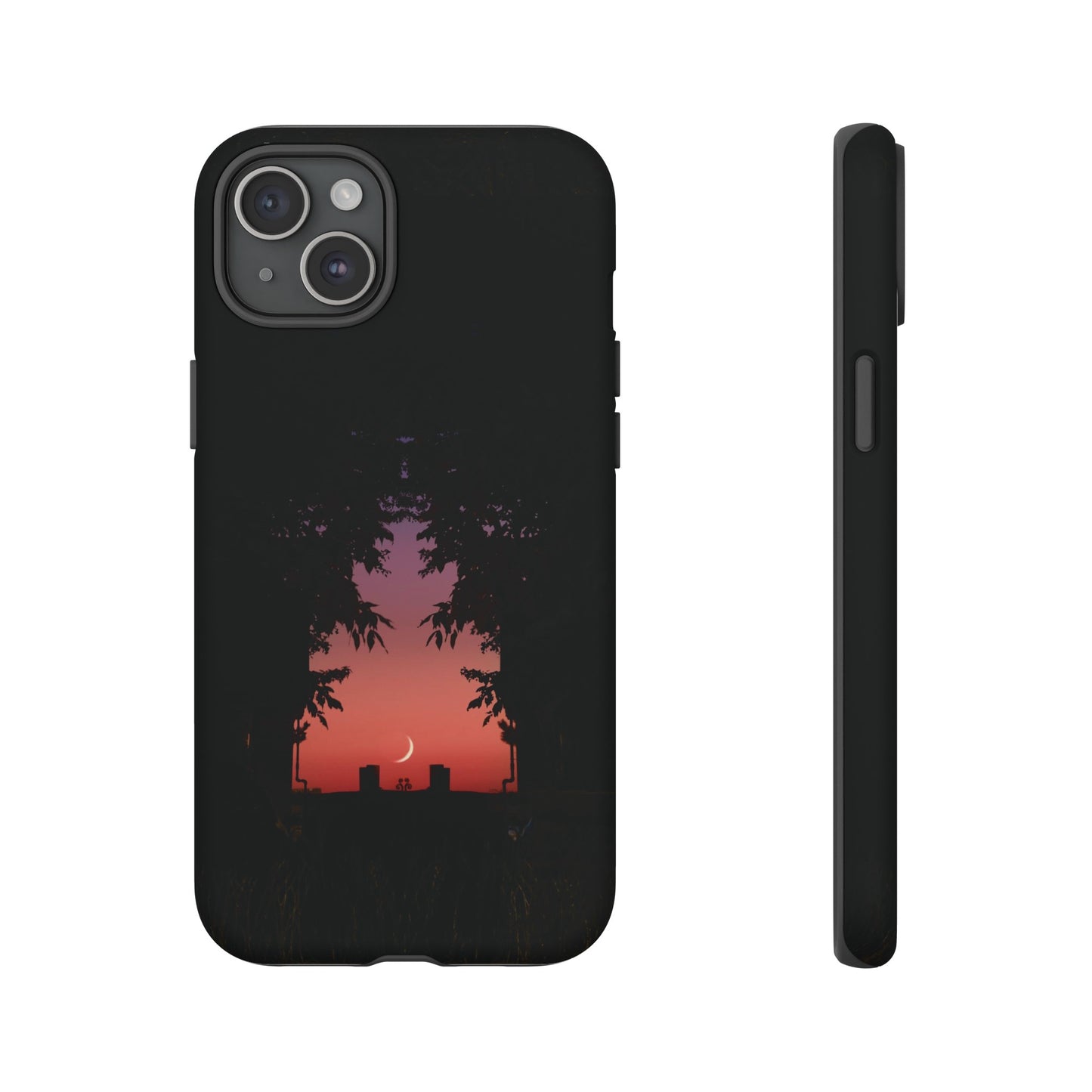 Crescent Night Wallpaper Phone Case | iPhone 15 Plus/ Pro, 14, 13, 12| Google Pixel 7, Pro, 5| Samsung Galaxy S23 All Major Phone Models