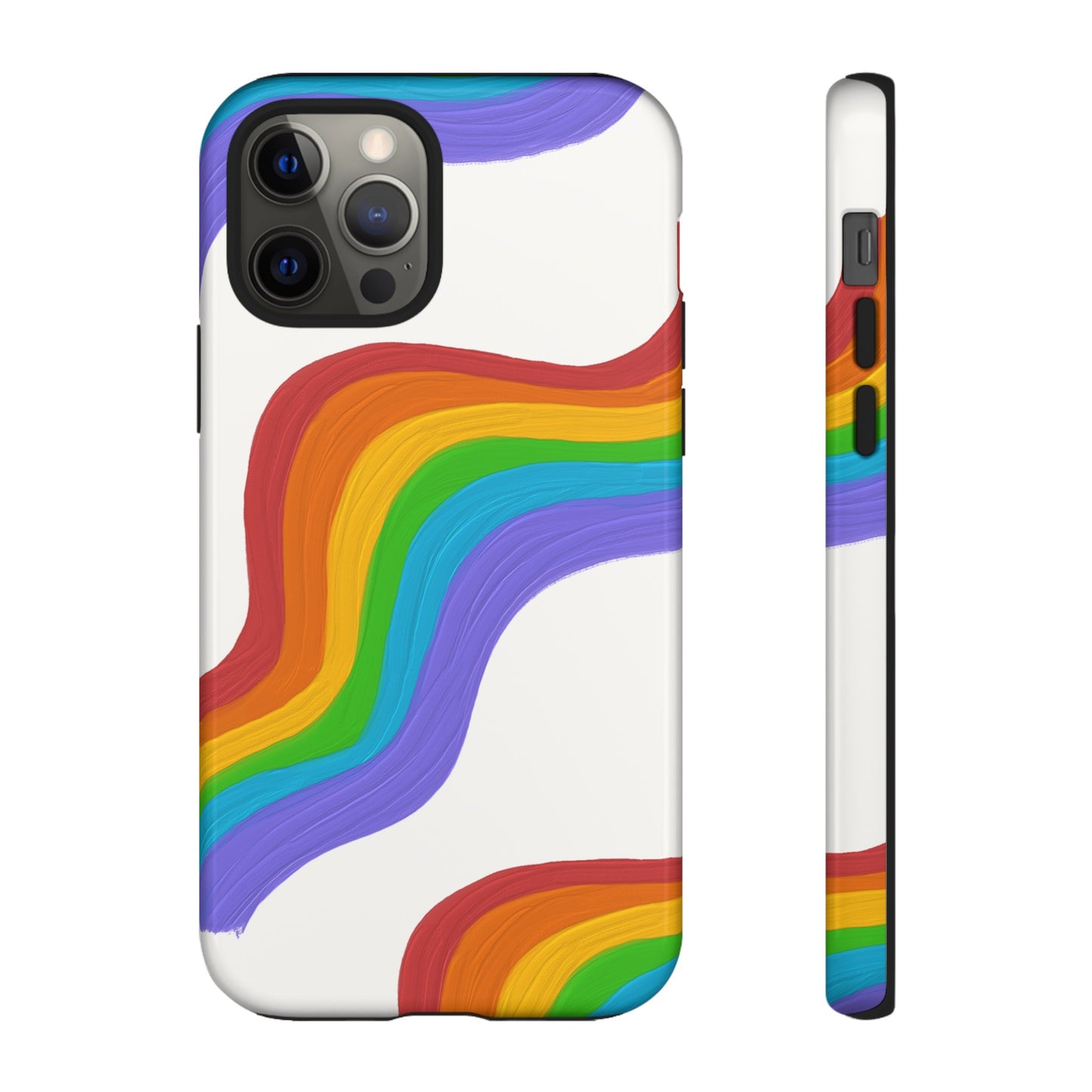 Rainbow Wallpaper Phone Case | iPhone 15 Plus/ Pro, 14, 13, 12| Google Pixel 7, Pro, 5| Samsung Galaxy S23 All Major Phone Models