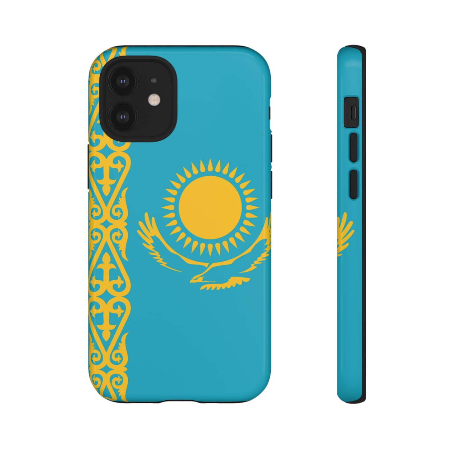 Kazakhstan Flag Phone Case | iPhone 15 Plus/ Pro, 14, 13, 12| Google Pixel 7, Pro, 5| Samsung Galaxy S23 All Major Phone Models