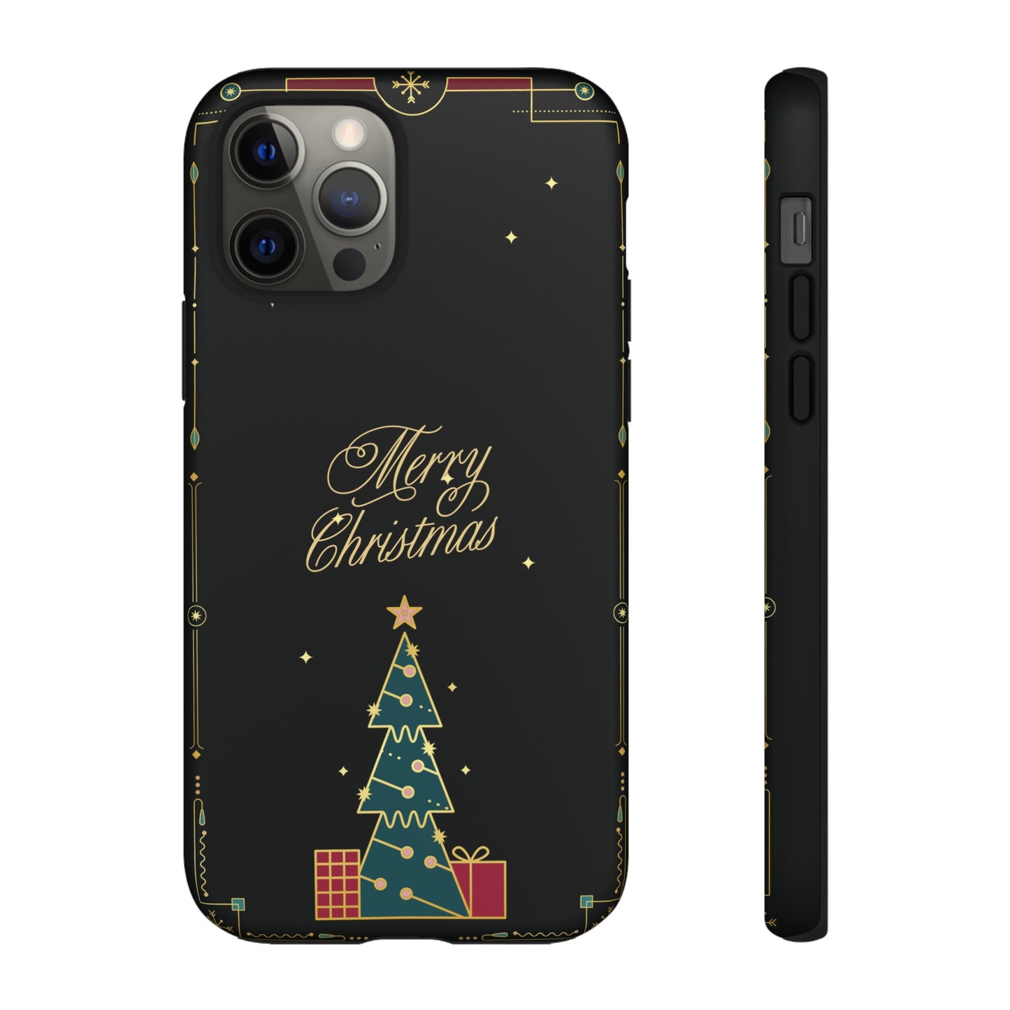 Christmas Tree Wallpaper Phone Case | iPhone 15 Plus/ Pro, 14, 13, 12| Google Pixel 7, Pro, 5| Samsung Galaxy S23 All Major Phone Models