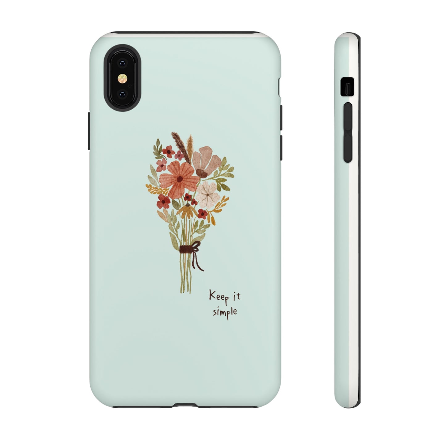 Keep It Simple Wallpaper Phone Case | iPhone 15 Plus/ Pro, 14, 13, 12| Google Pixel 7, Pro, 5| Samsung Galaxy S23 All Major Phone Models